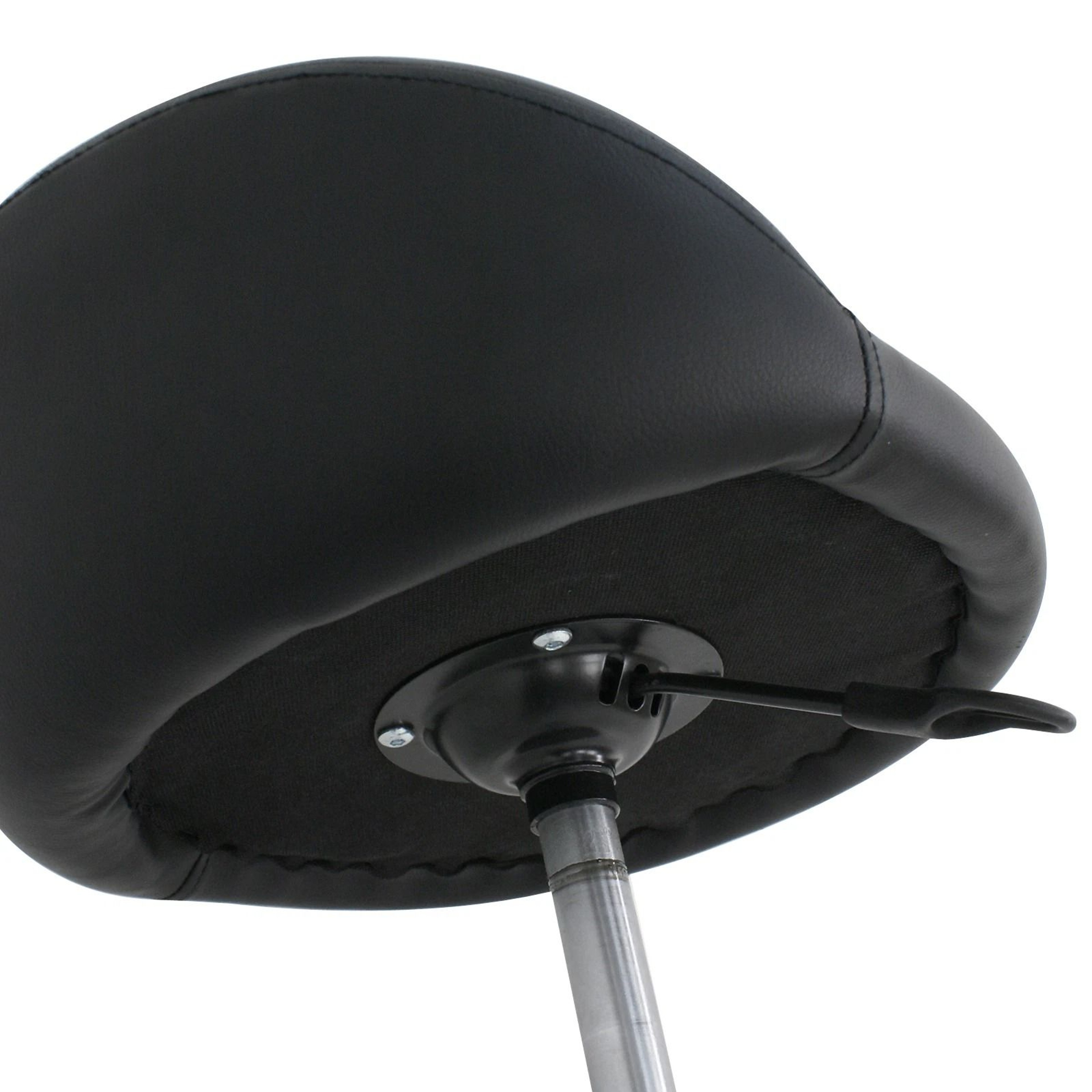 Adjustable Rolling Salon Stool With Back Hydraulic Tattoo And Massage Chair 1