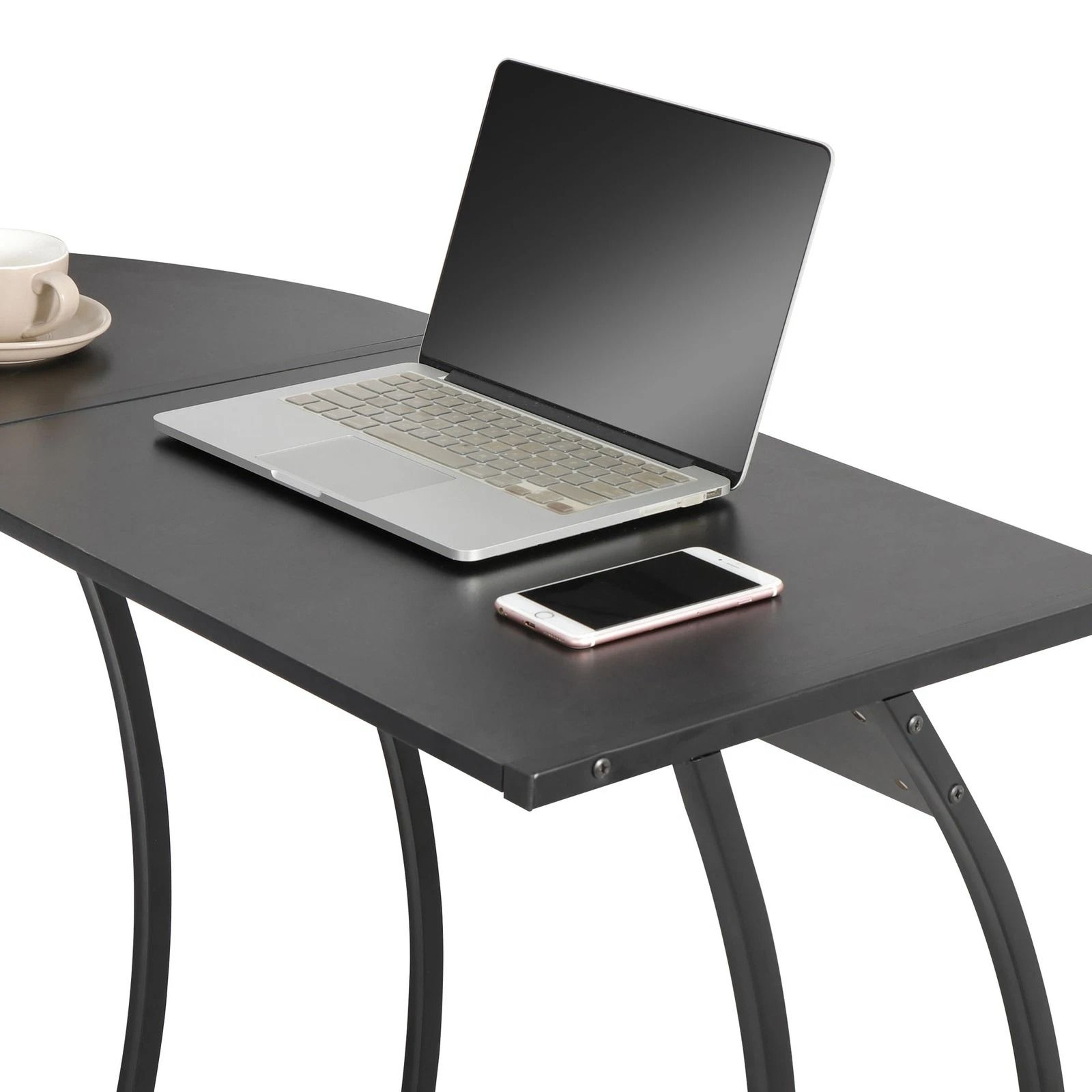 L Shaped Gaming Desk Corner Computer Desk Multifunctional PCLaptop Study Table Workstation With Spa 2