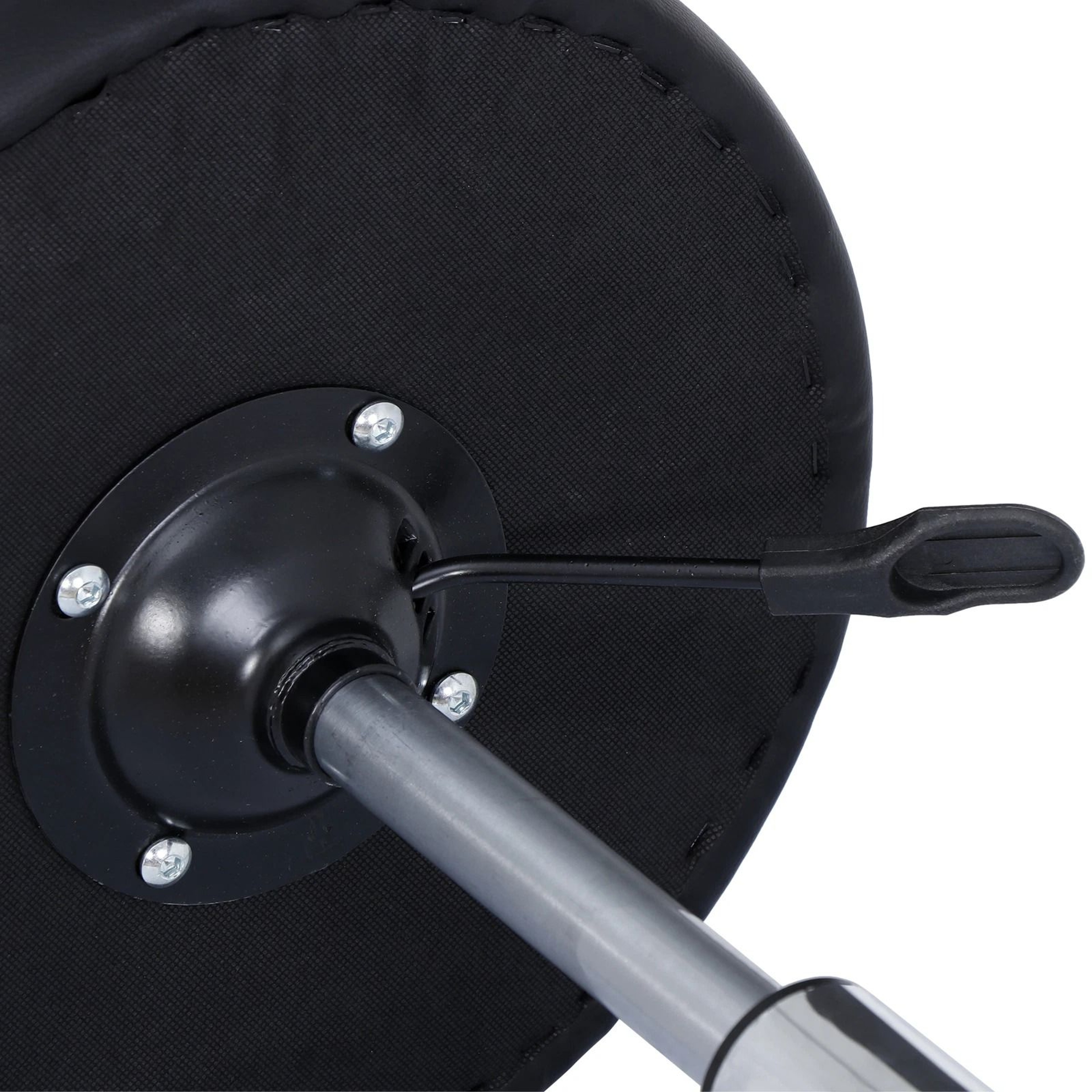 Hydraulic Rolling Stool Swivel Salon Chair Adjustable Height Office Tattoo Black 5