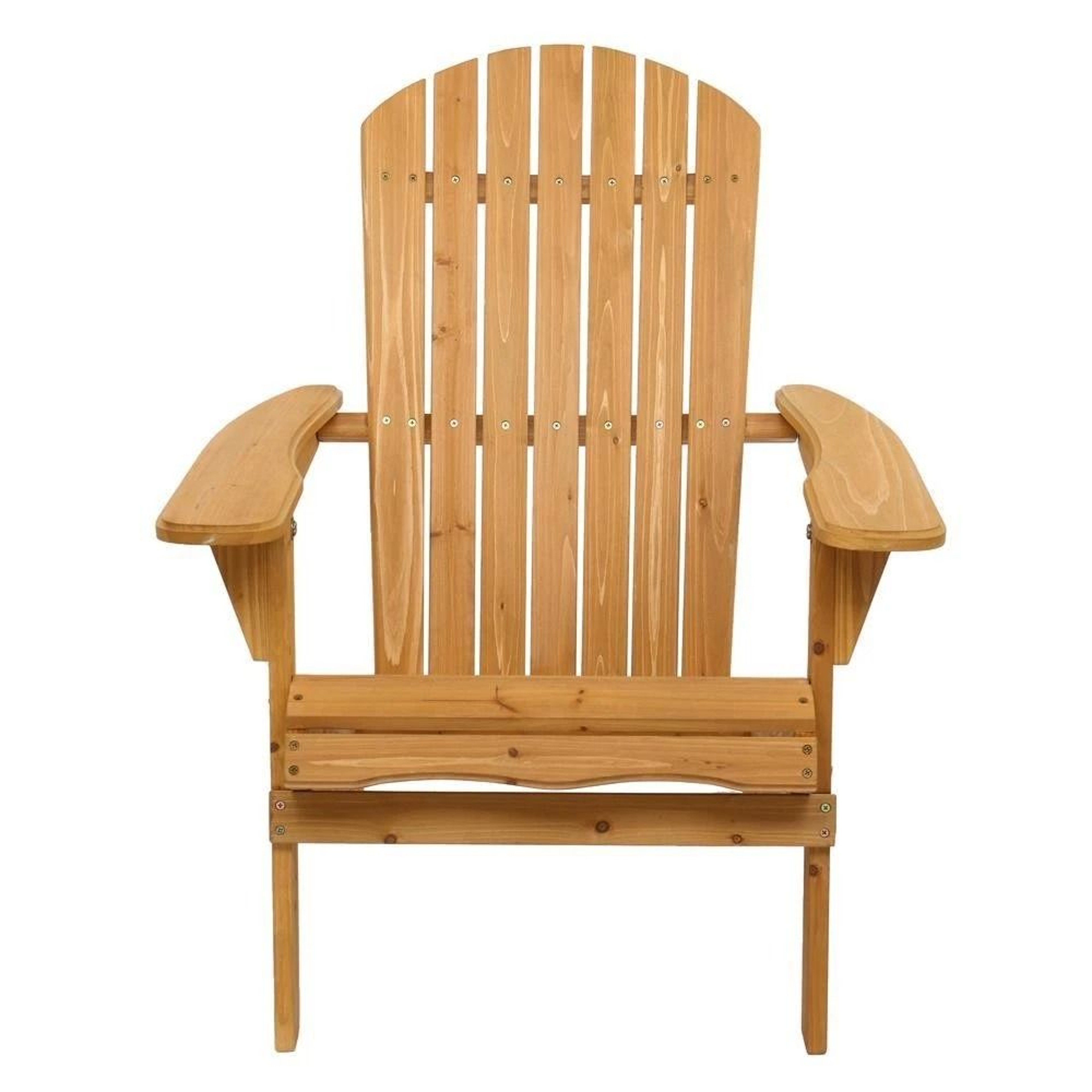 Foldable Fir Wood Adirondack Chair Comfortable Outdoor Patio Furniture Lounge Seat 7