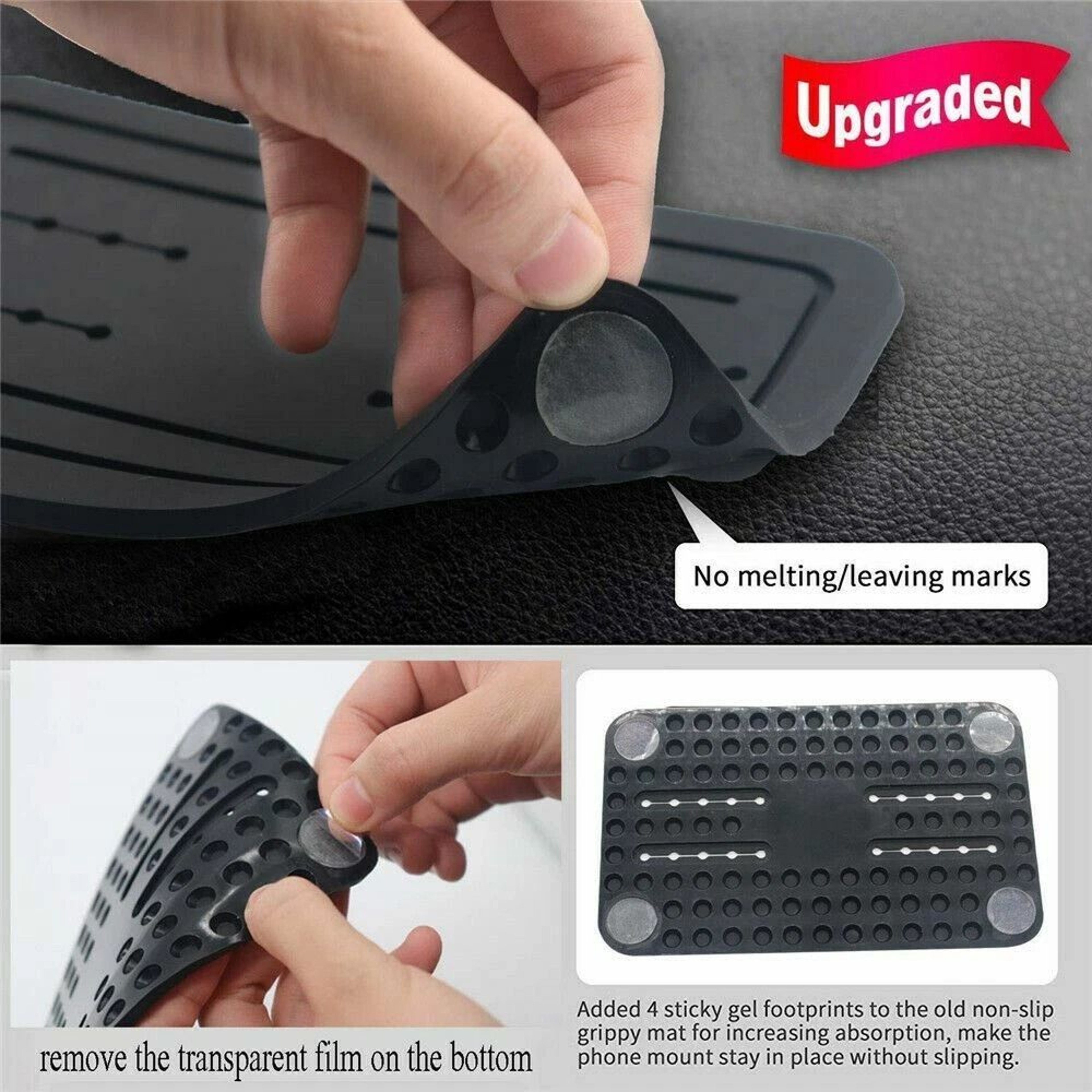 Anti Slip Dashboard Mount Pad For Mobile Phones  GPS Universal Phone Holder 3