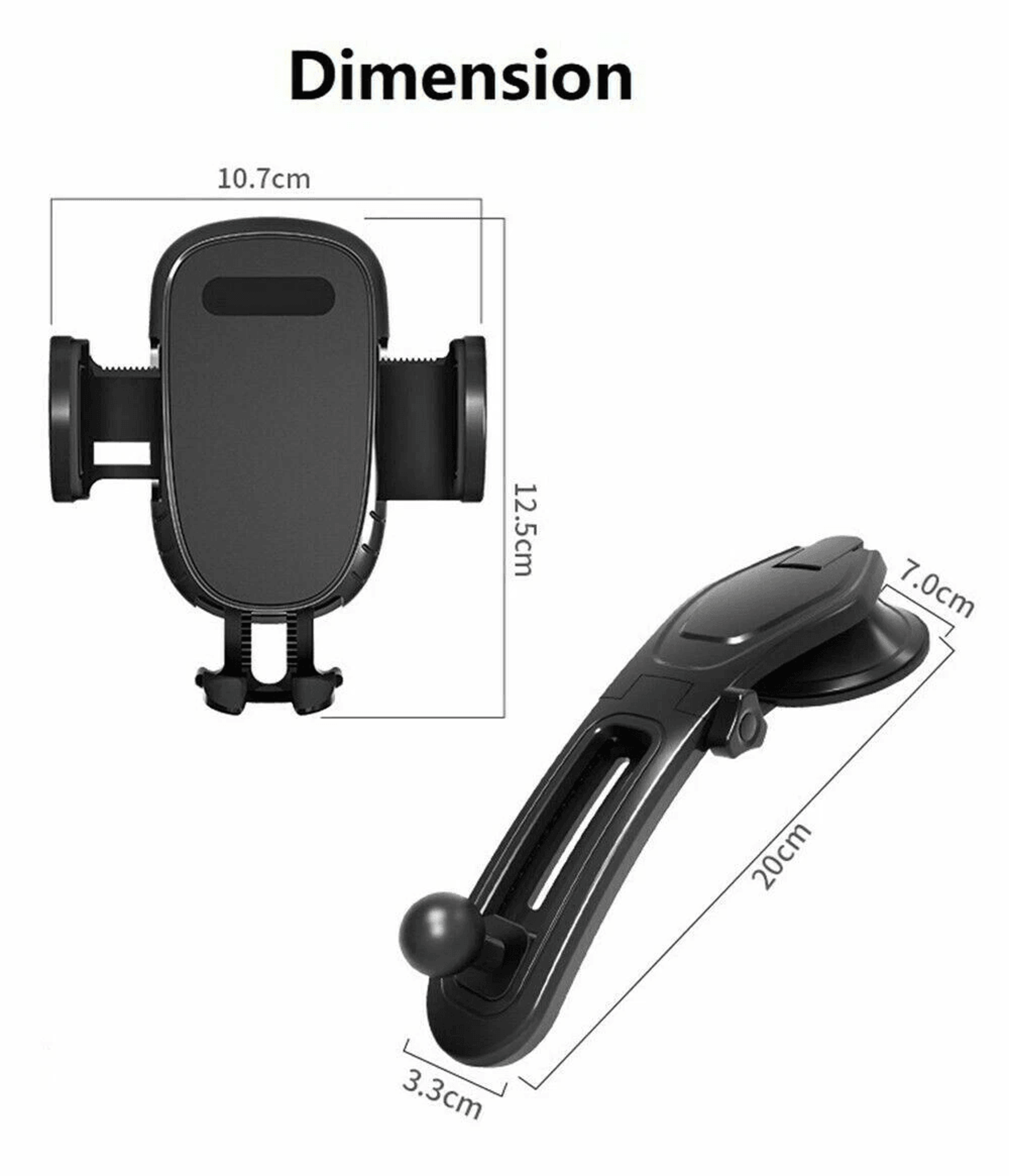 Car Windshield Mount Holder For IPhone Samsung  GPS Devices 2