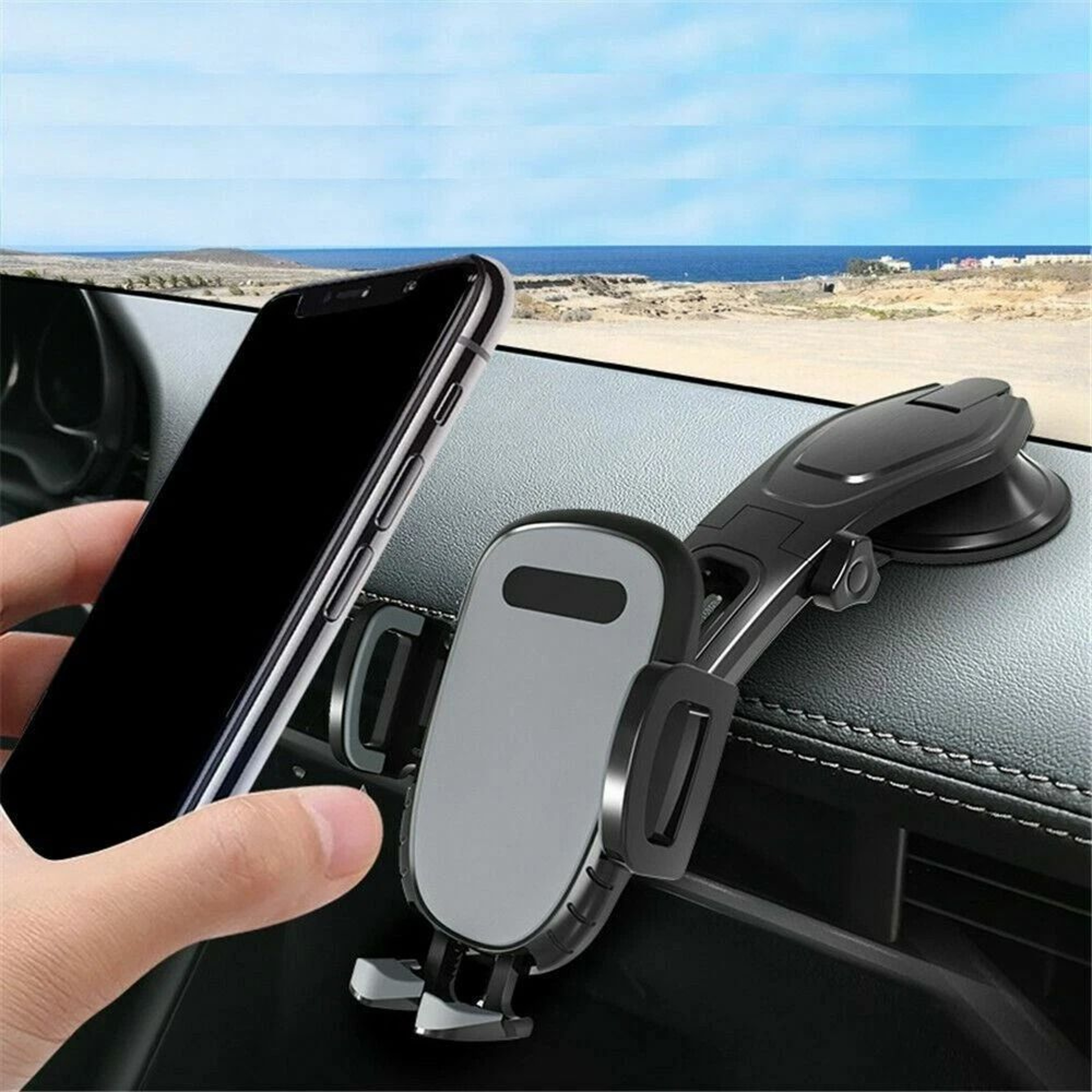 Car Windshield Mount Holder For IPhone Samsung  GPS Devices 8