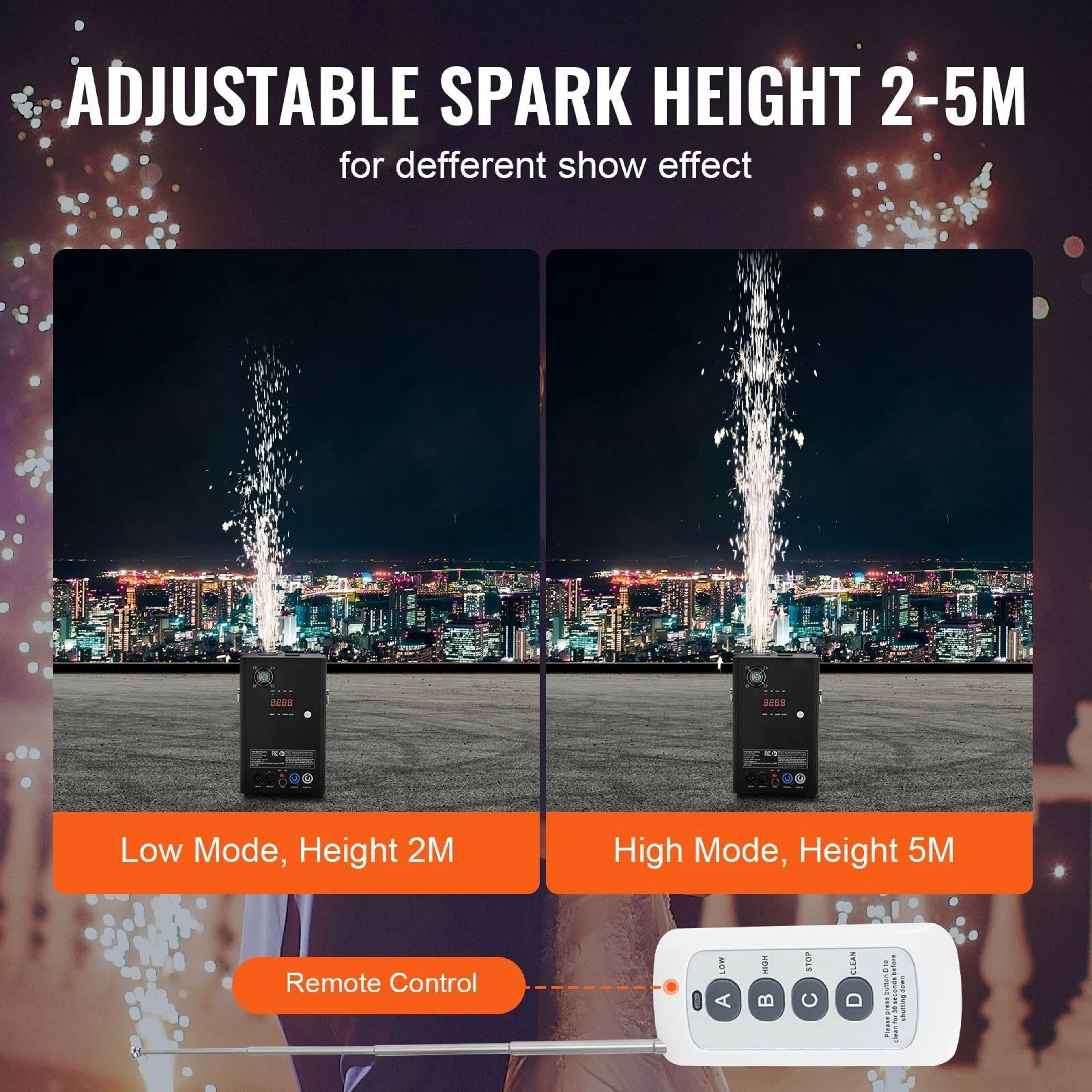 Cold Spark Firework Machine For DJ Weddings  Parties 6