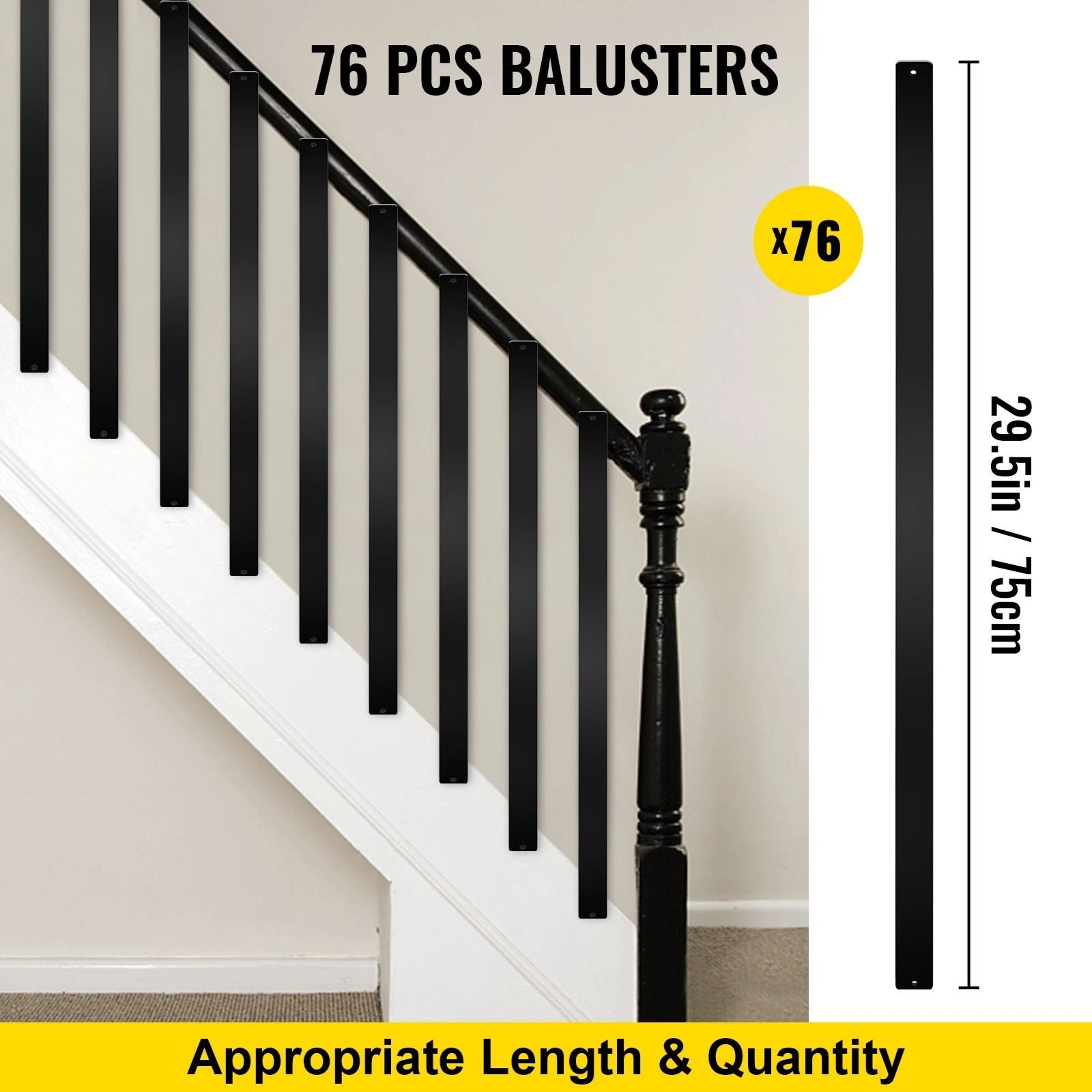 Deck Balusters Aluminum Alloy Metal Deck Spindles For Stair And Porch Railing 8