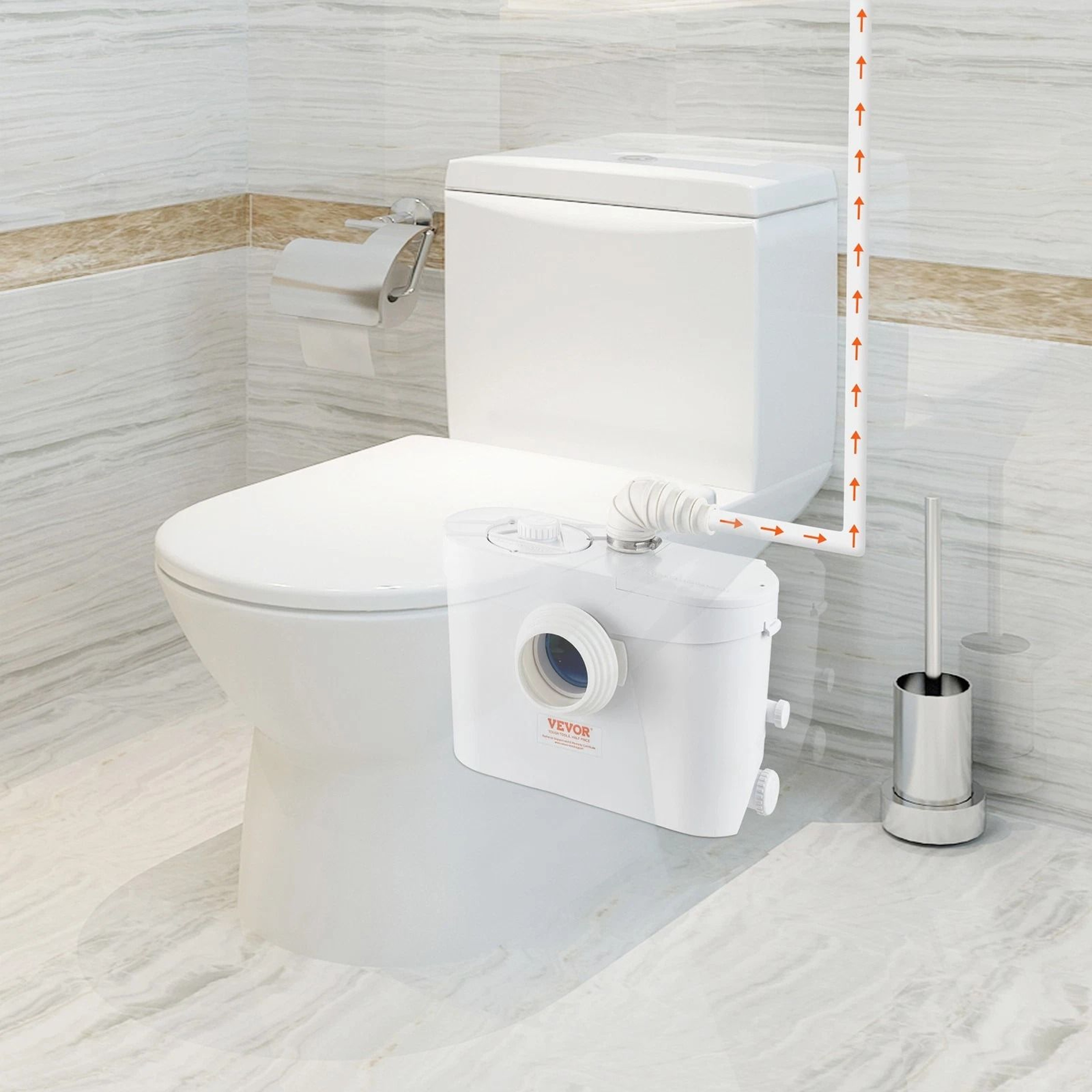 Basement Macerator Pump With 3 Water Inlets For Efficient Waste Disposal 0