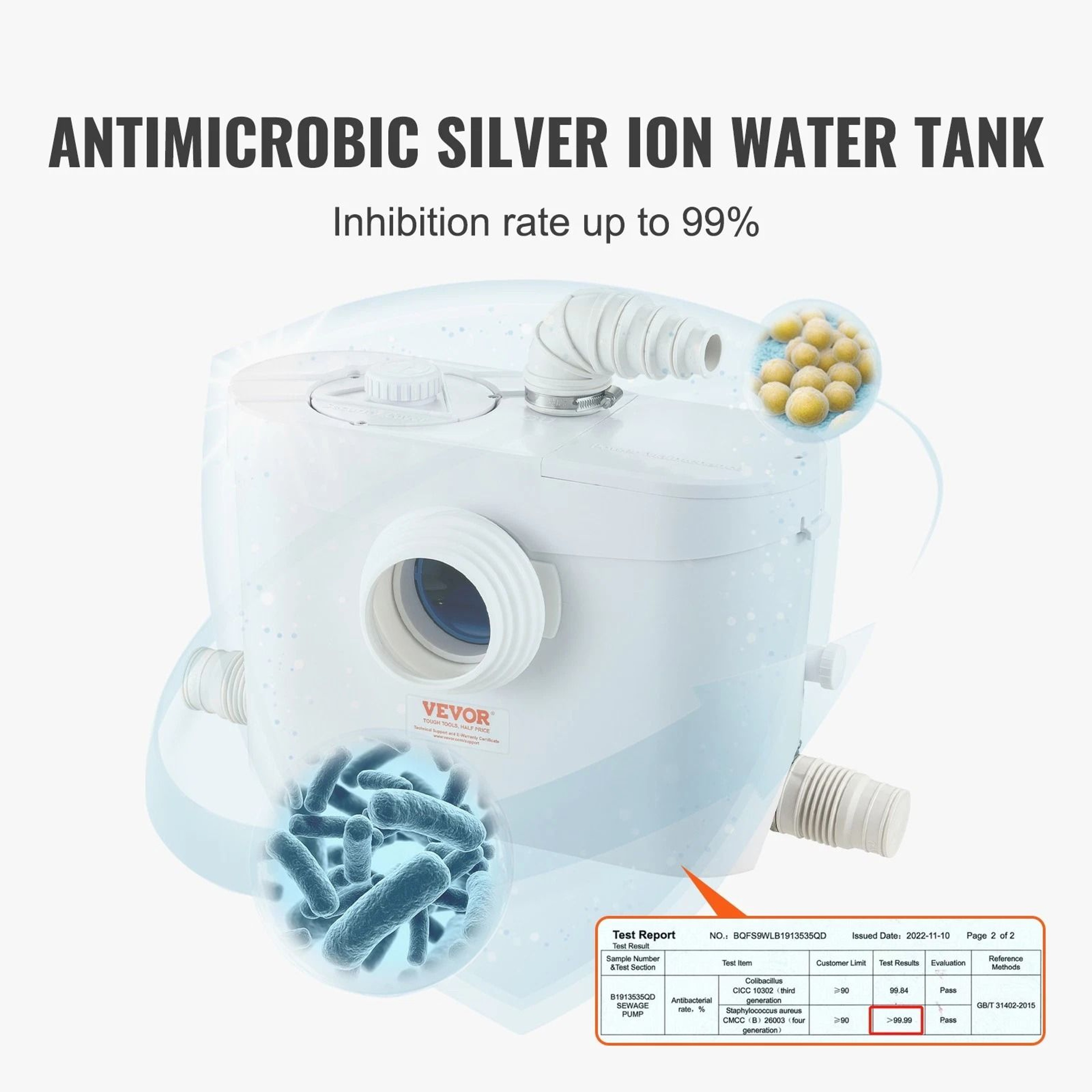 Basement Macerator Pump With 3 Water Inlets For Efficient Waste Disposal 7