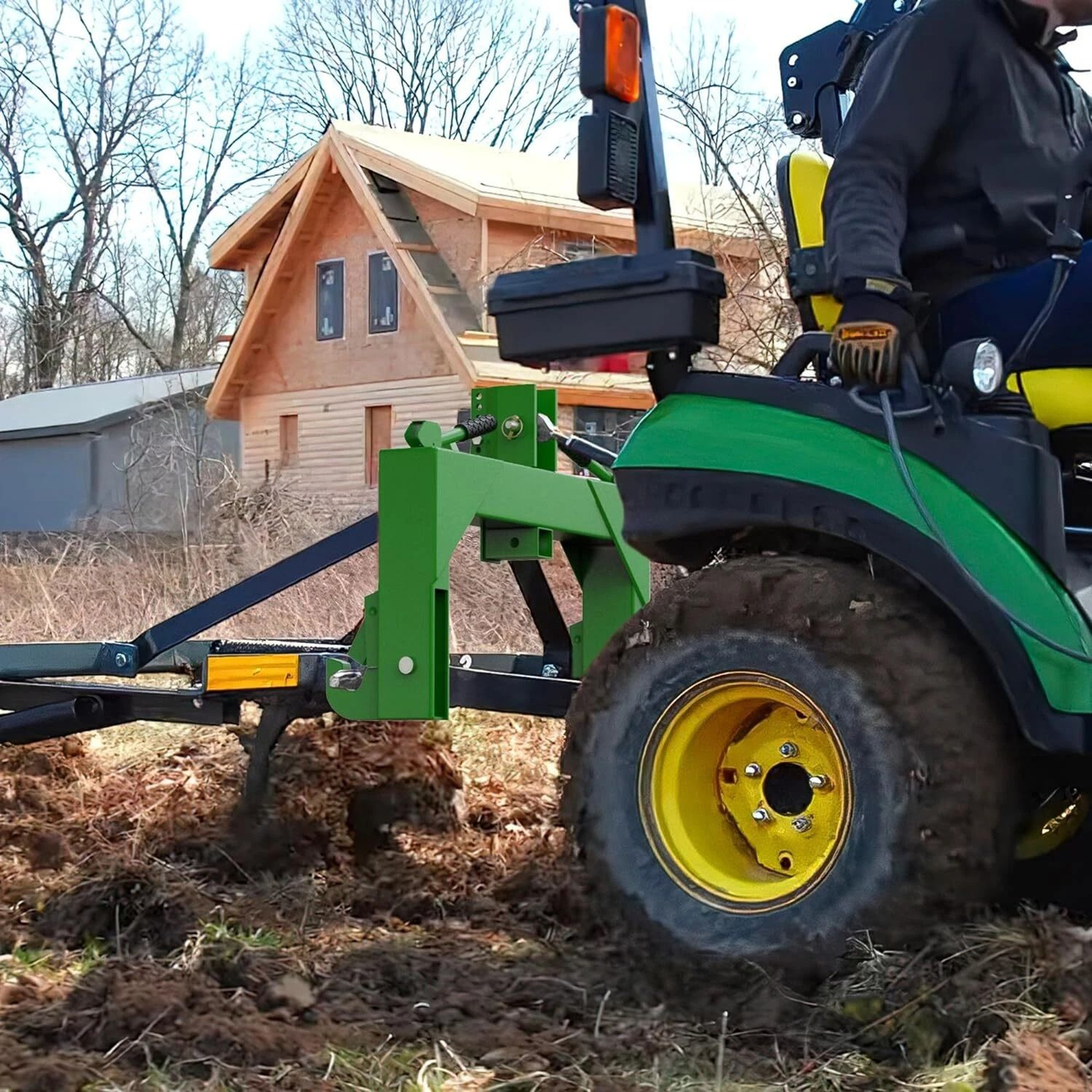3 Point Quick Hitch For Cat 1 Tractors With Receiver Hitch 2