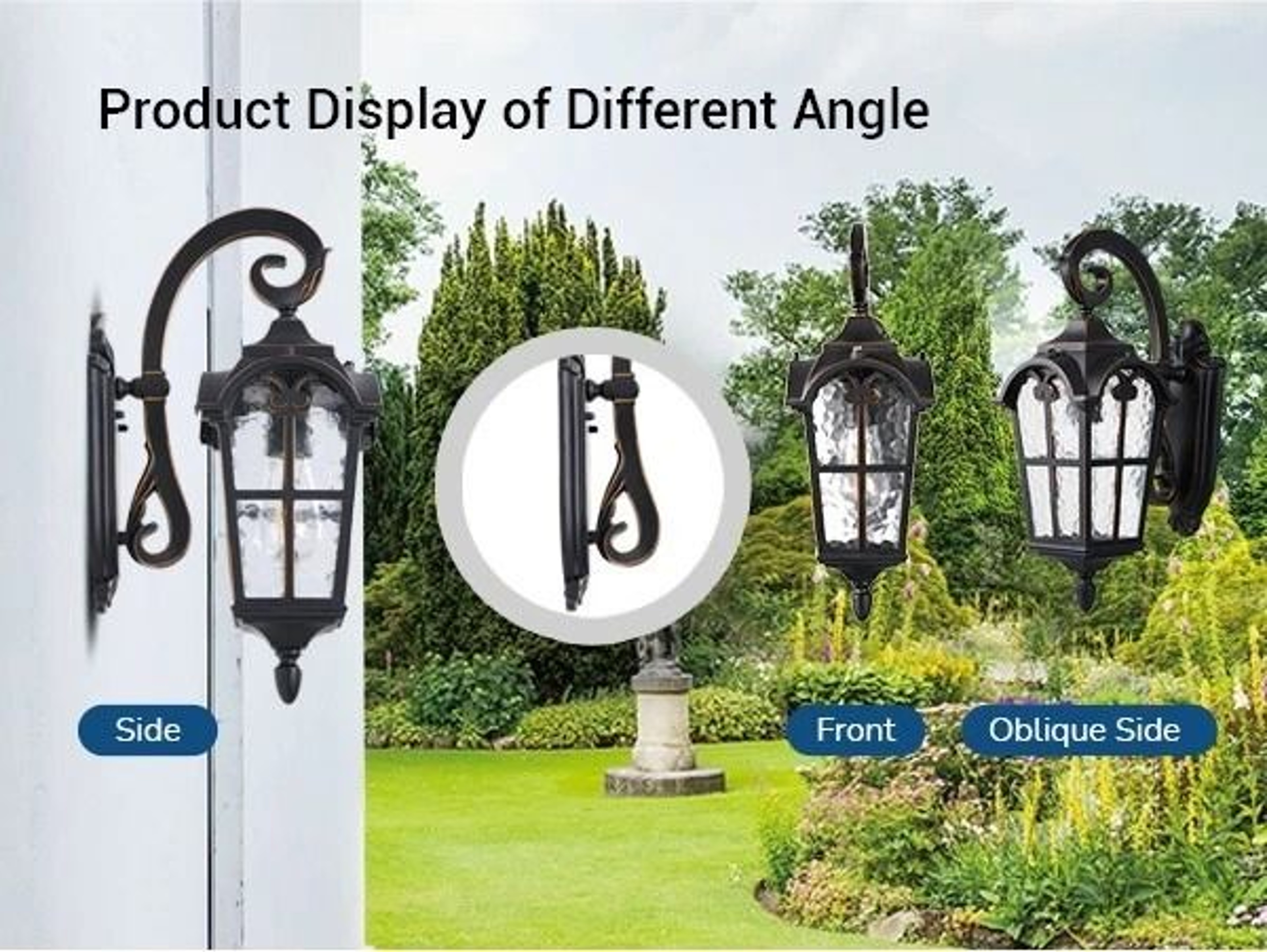 Dusk To Dawn Outdoor Wall Light Waterproof Energy Saving Exterior Lighting Fixture 1
