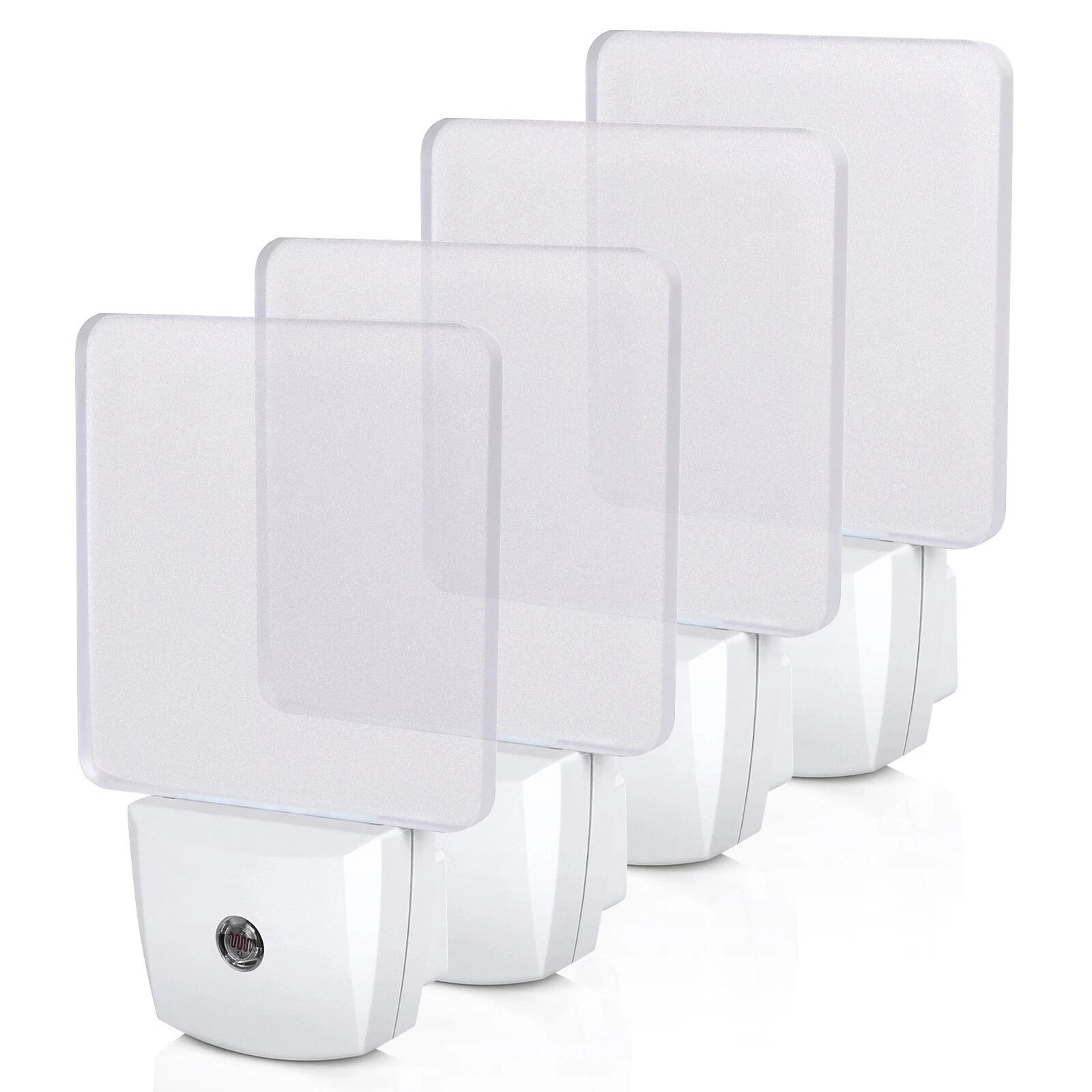 Plug In LED Night Light With Light Sensor Dusk To Dawn Bathroom Light 9