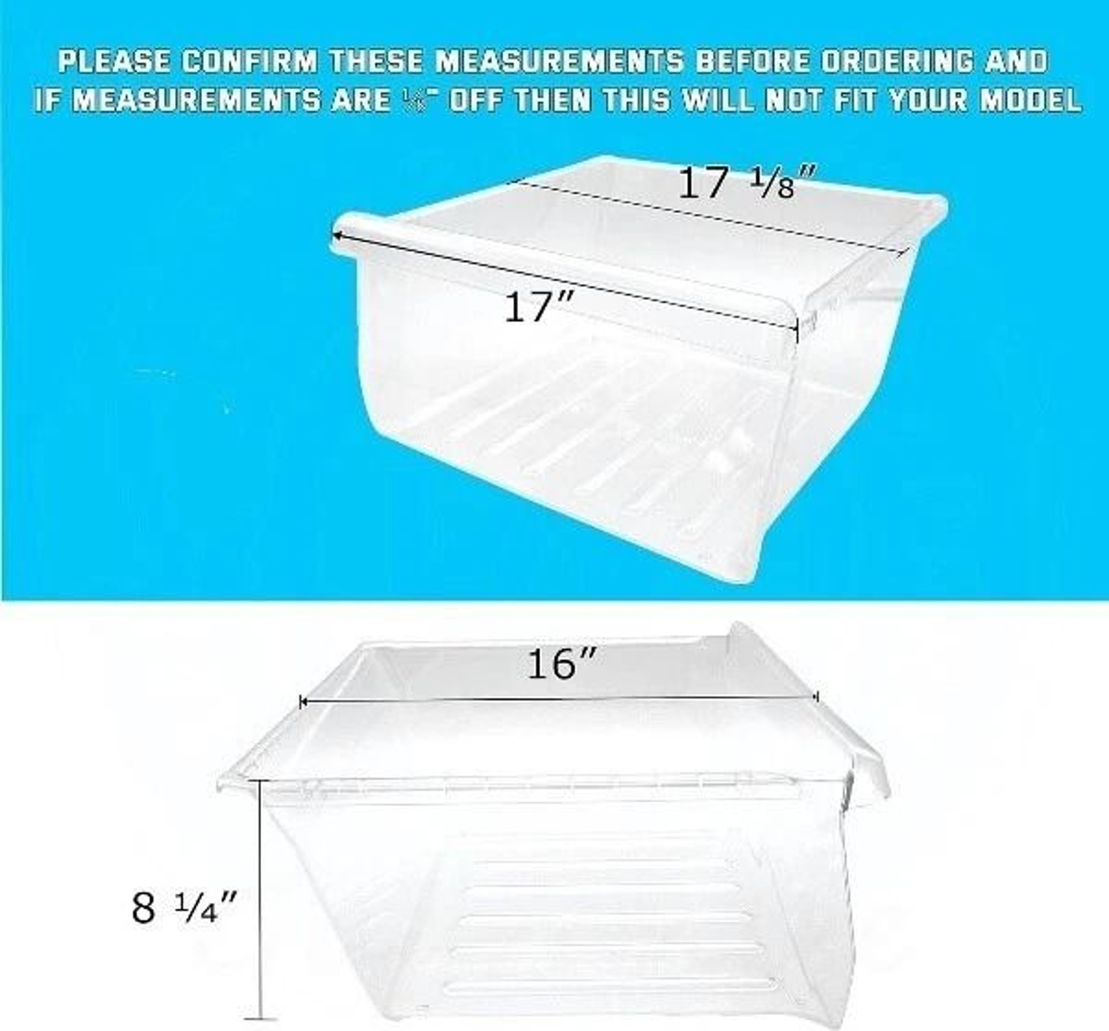 Upper Vegetable Drawer For SAMSUNG Refrigerators Durable  Affordable Replacement Part 3