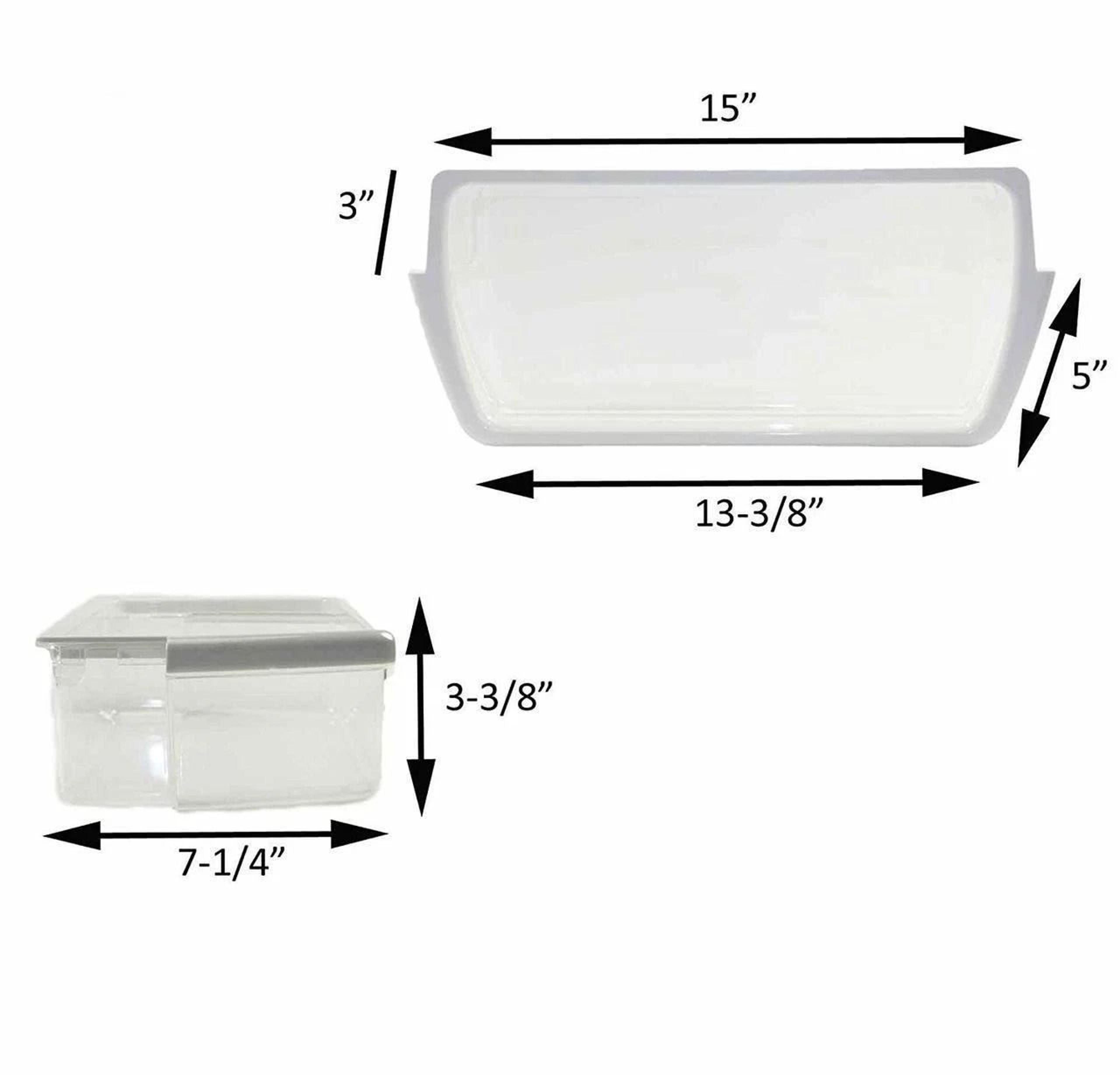 Bin For Whirlpool Refrigerator Replacement Storage Bin Compatible With Whirlpool Models 2