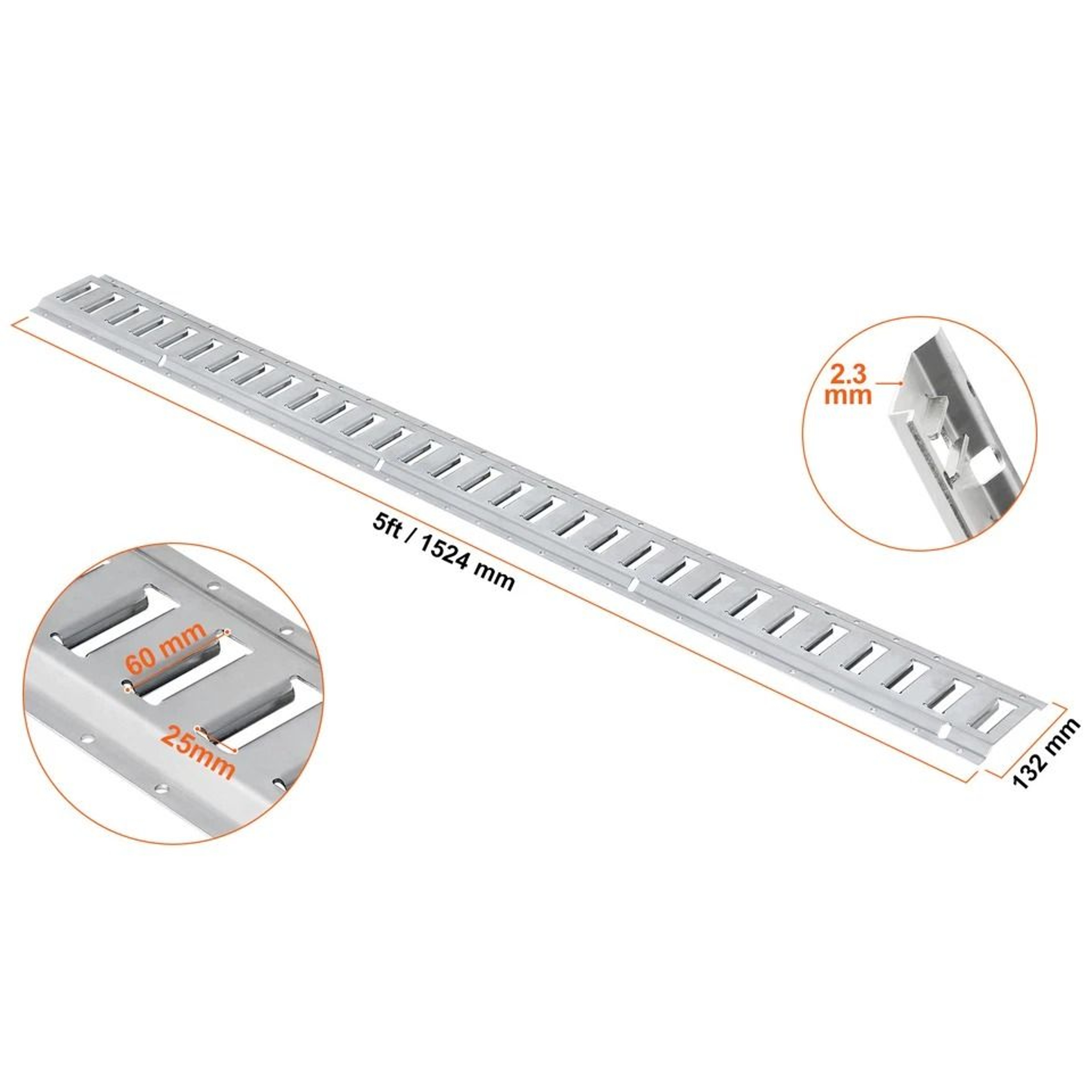 E Track Tie Down Rail Kit For Cargo Trailers E Track Rails With Straps 4