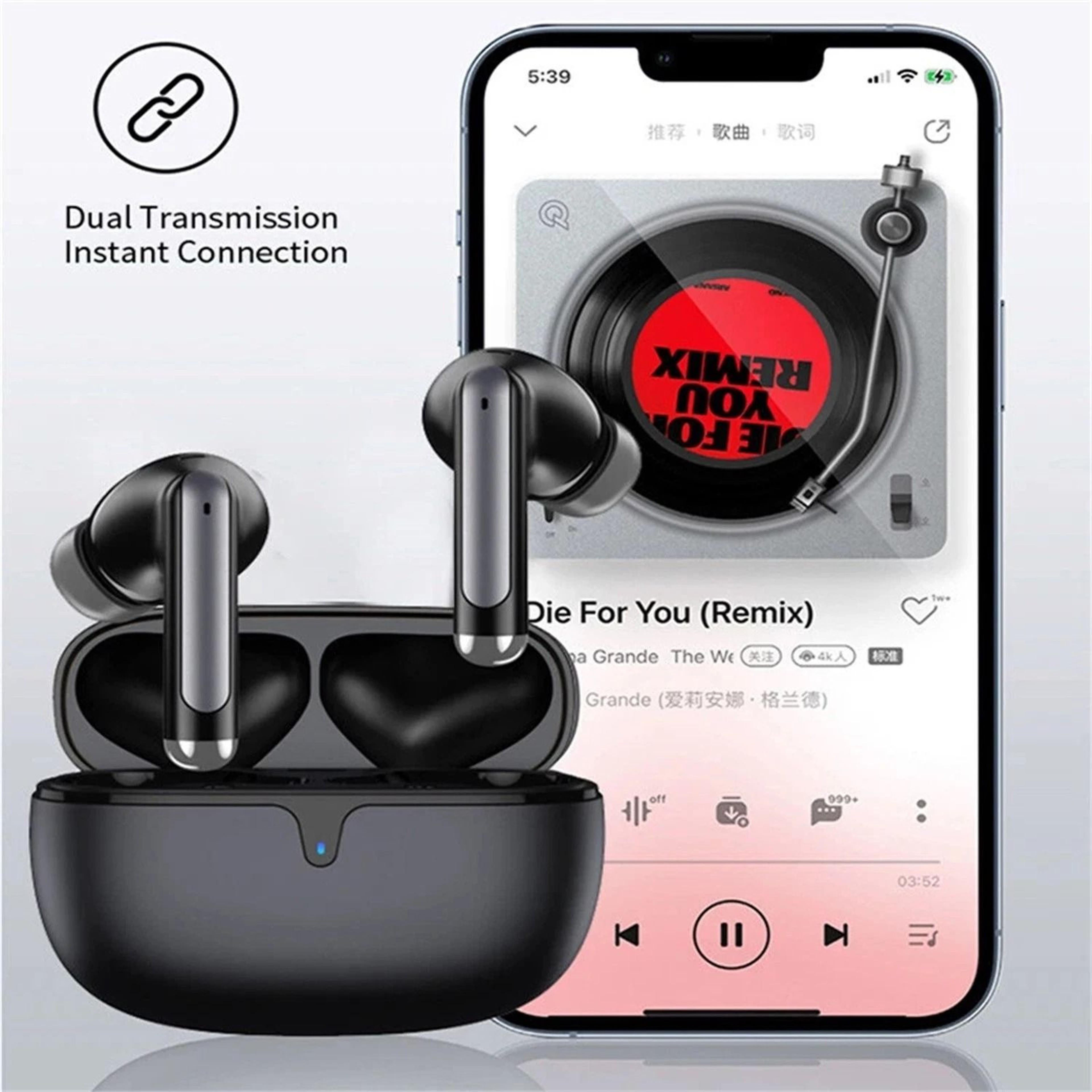 Wireless Sport Bluetooth TWS Headset Earbuds With Mic Stereo Sound  Comfortable Fit 6