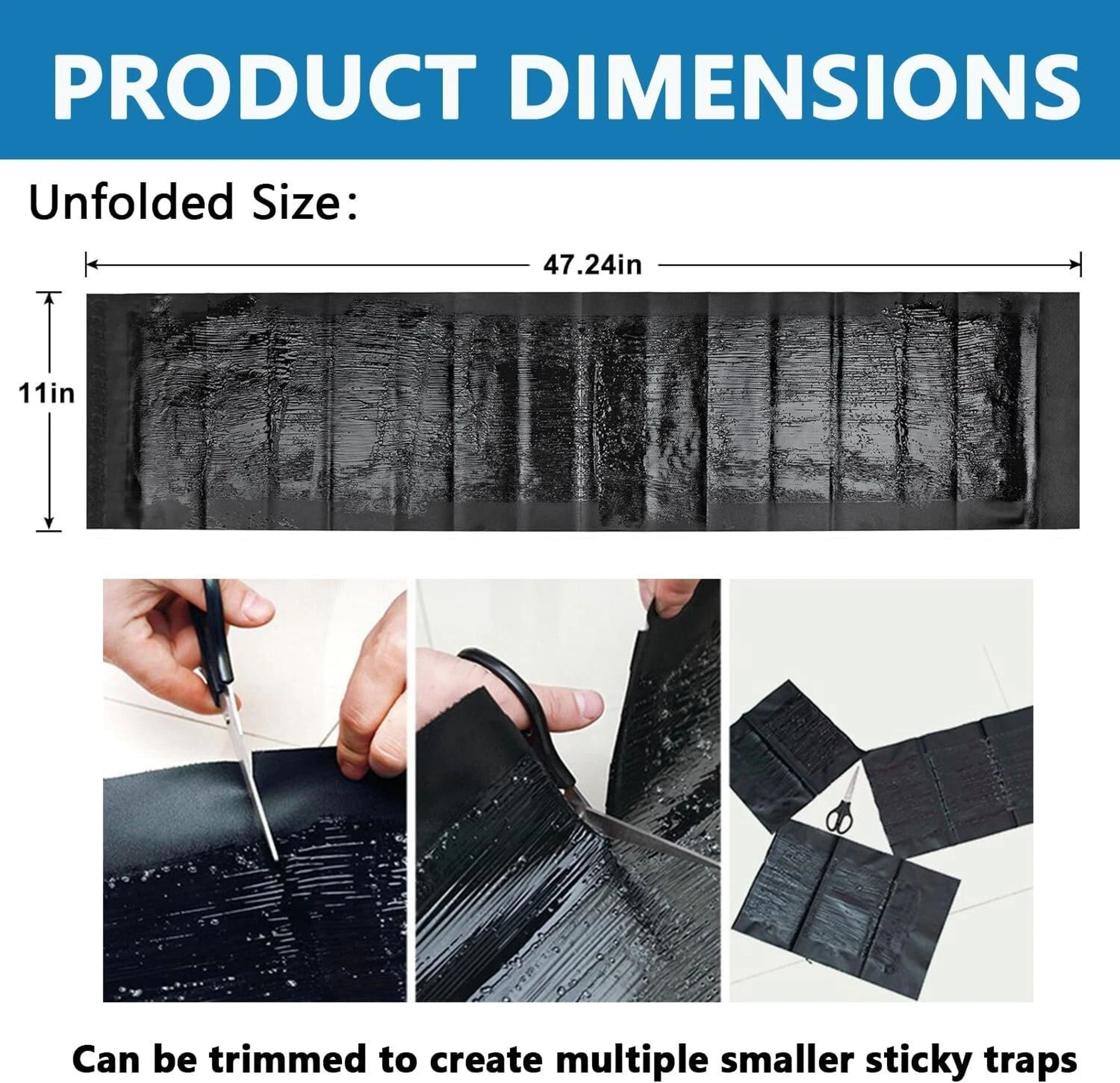Mouse Glue Traps Anti Slip Rodent Sticky Pads For Mice Rats And Snakes 2