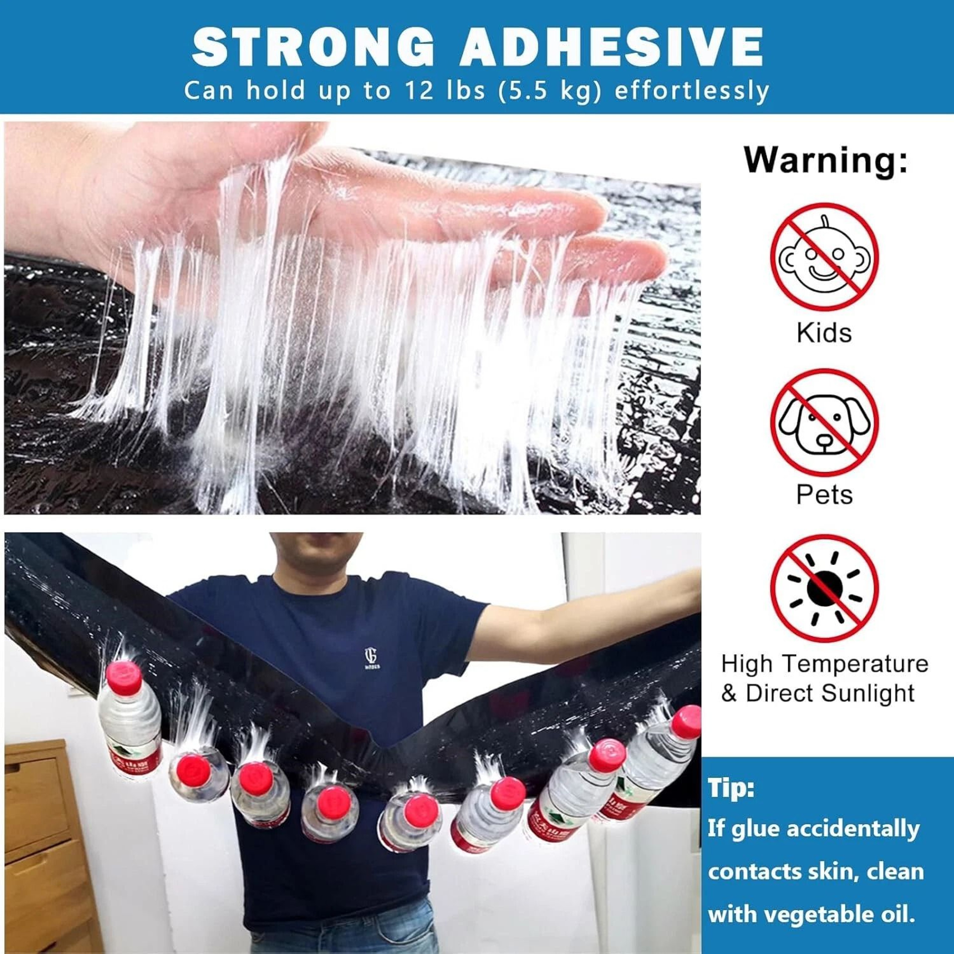 Mouse Glue Traps Anti Slip Rodent Sticky Pads For Mice Rats And Snakes 3