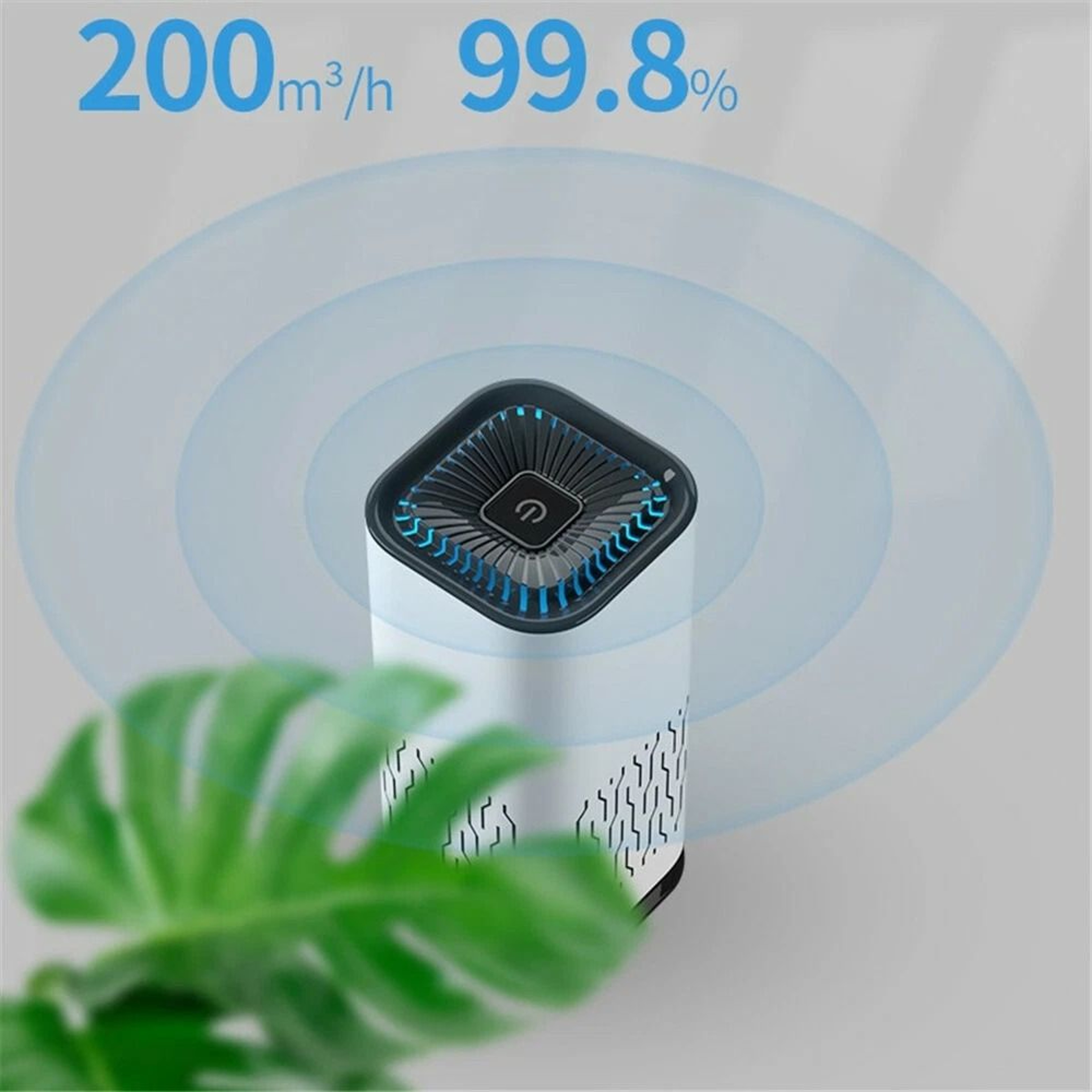 UV Air Purifier  Odor Eliminator For Small Rooms Pet Dander  Odor Cleaner 4