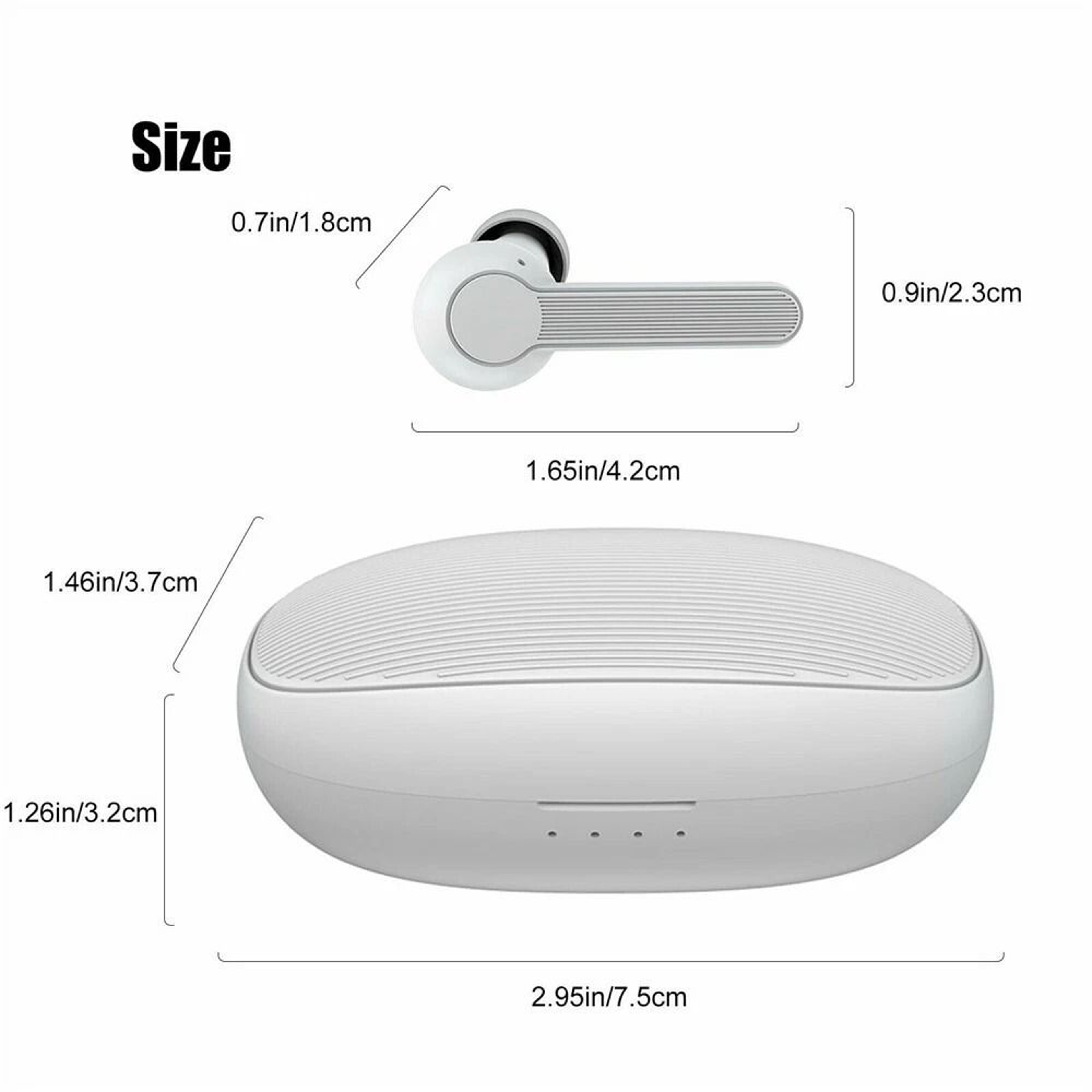 Wireless TWS Bluetooth Earbuds Mini Stereo In Ear Headset For True Wireless Sound 2