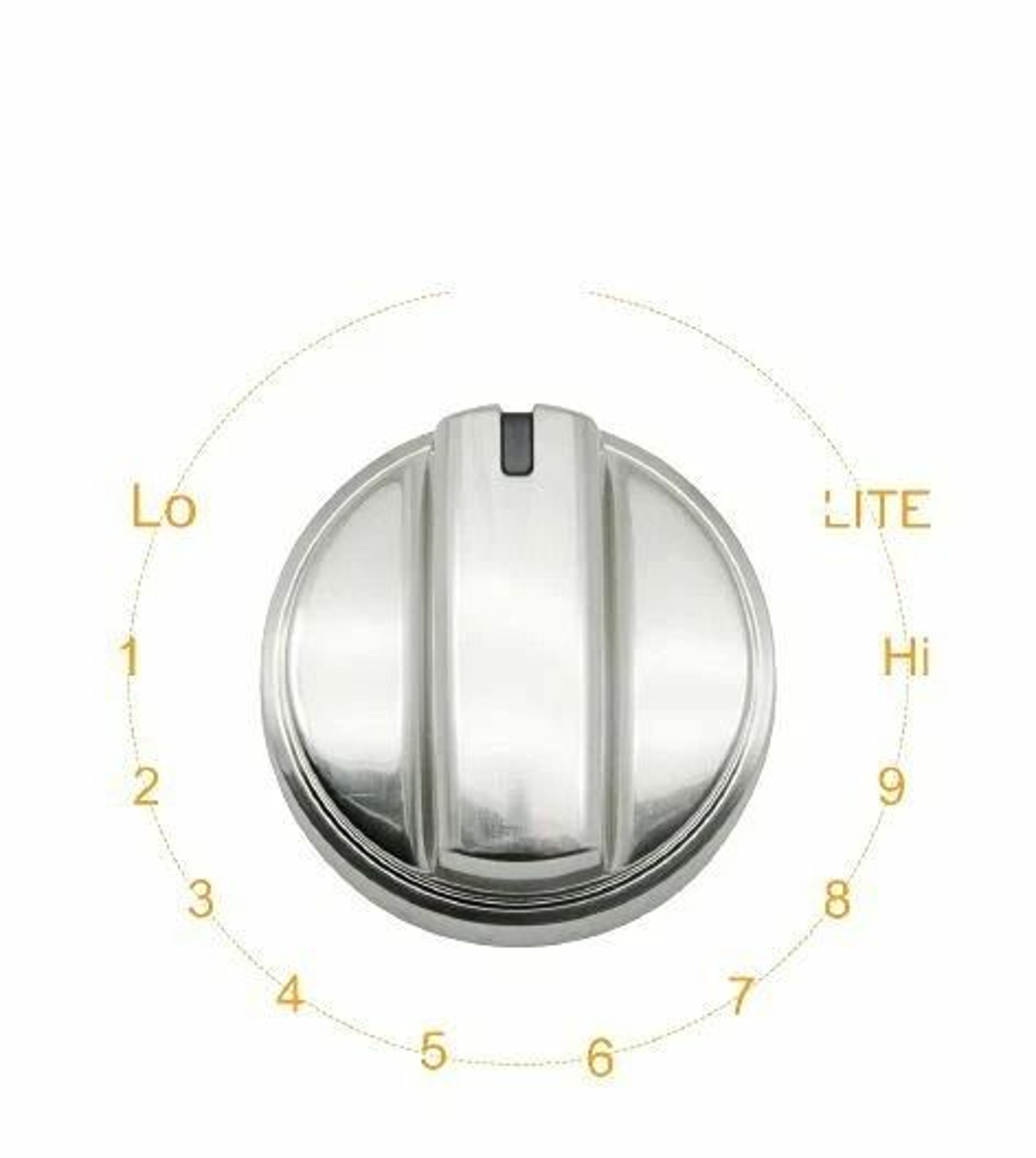 Stainless Steel Control Knob For GE Gas Range Stove Replacement Part 2