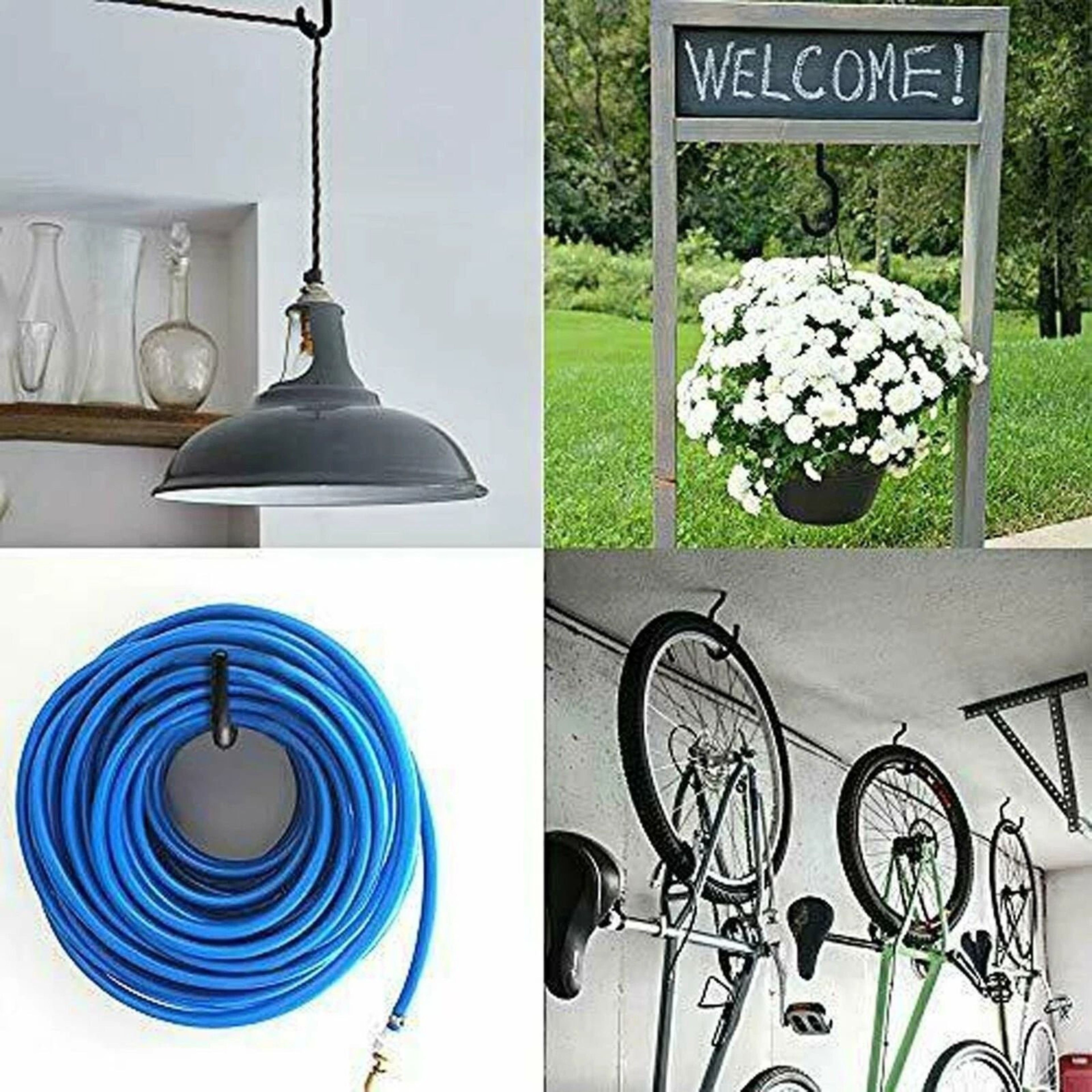 Heavy Duty Wall Mount Bike Hanger Hooks For Garage Tool  Bike Storage 2
