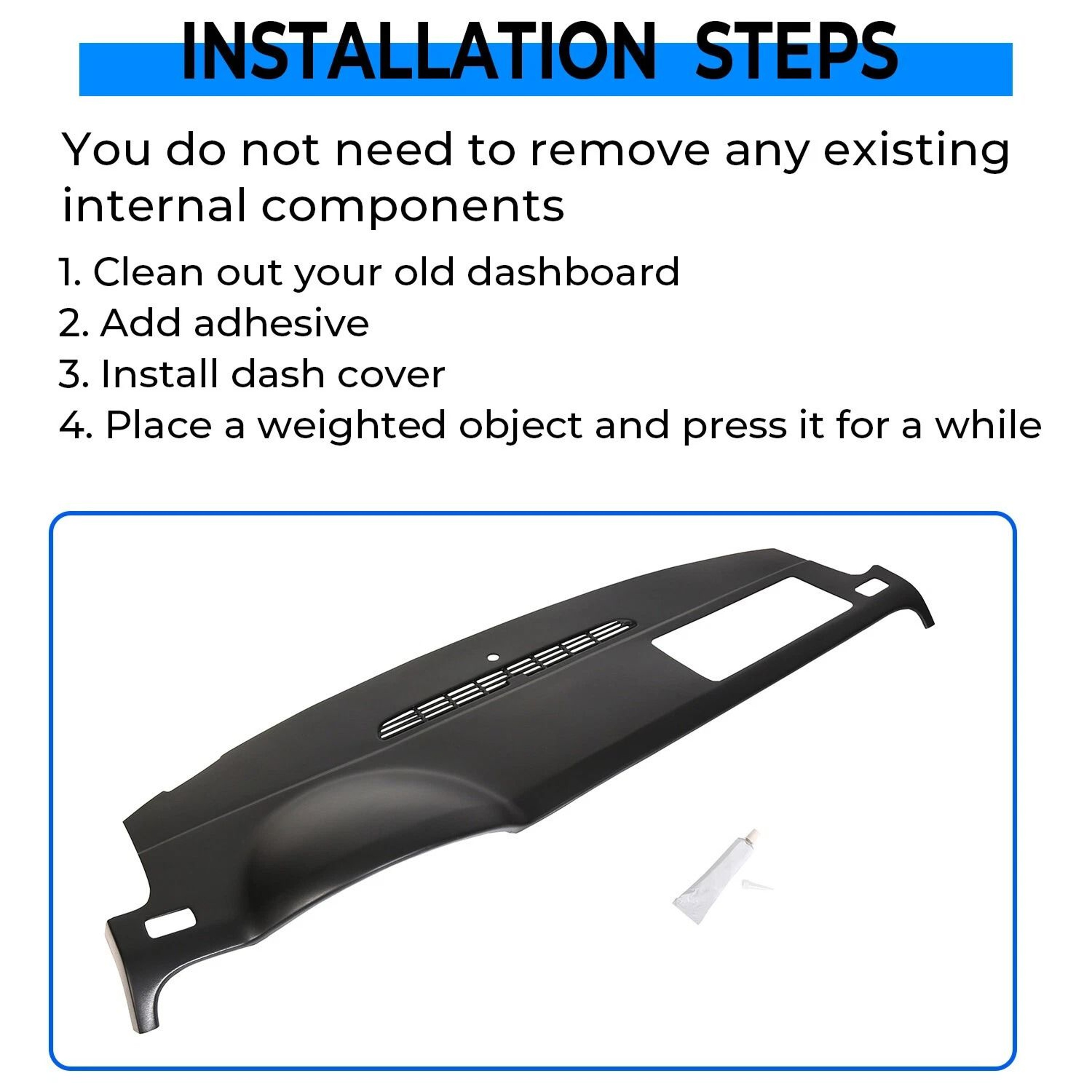 Premium Dashboard Cover Cap For Chevy Tahoe Yukon Avalanche Dash Repair Cover 13