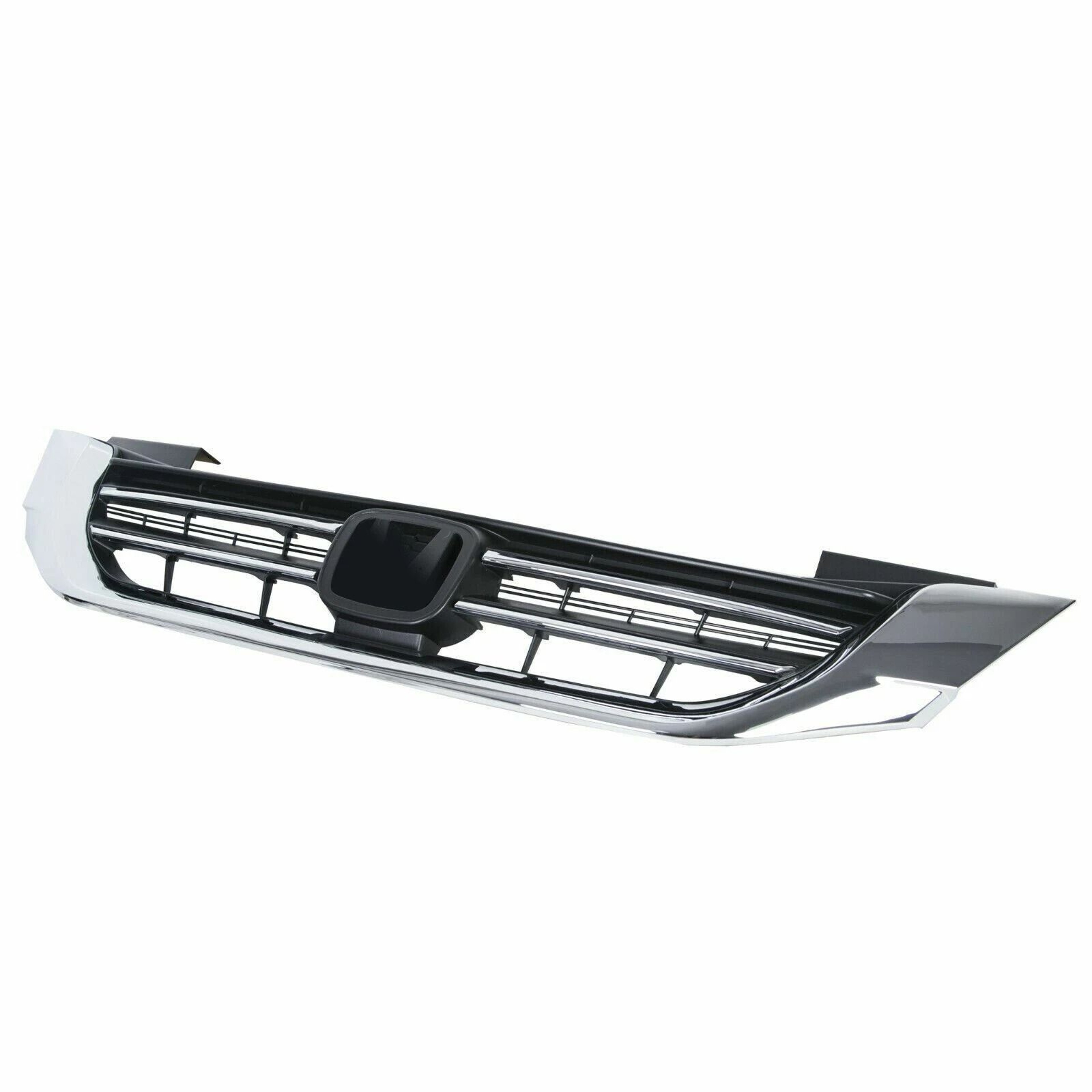 Chrome Front Bumper Grille For Honda Accord Radiator Replacement 8