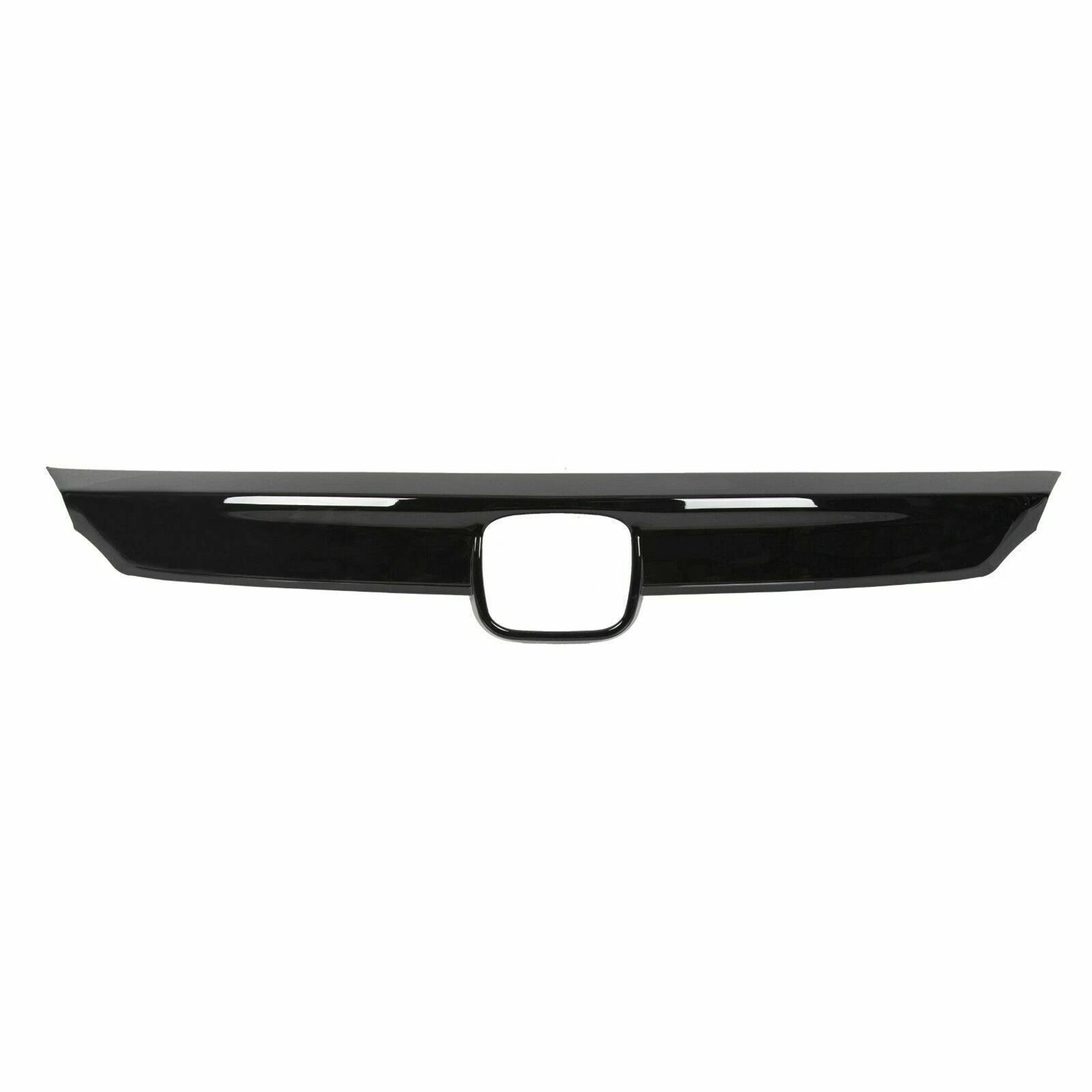 Glossy Black Honda Accord Grille Trim Cover Front Grille Overlay 4