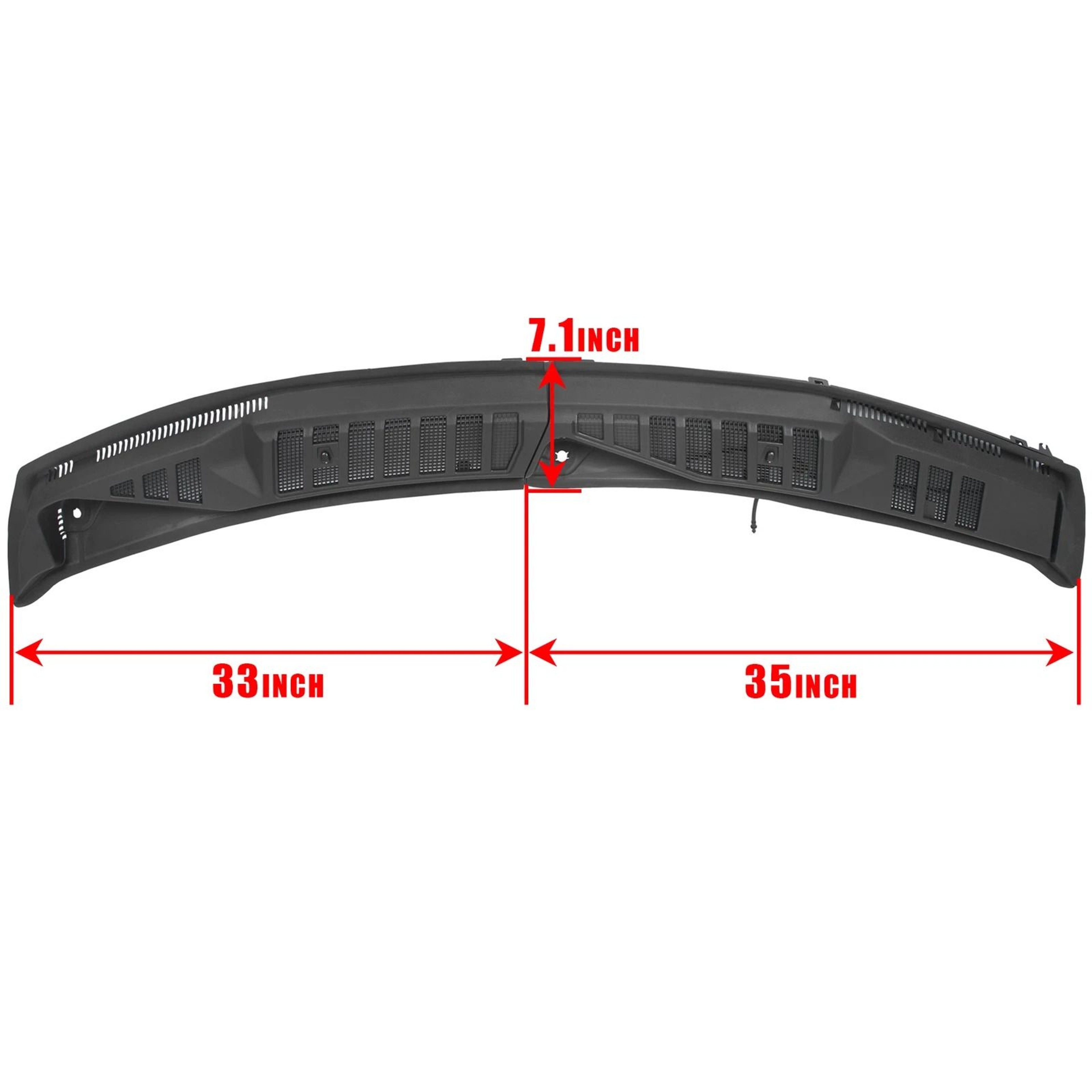Windshield Wiper Cowl Grille Insert For Ford Durable OEM Replacement 6