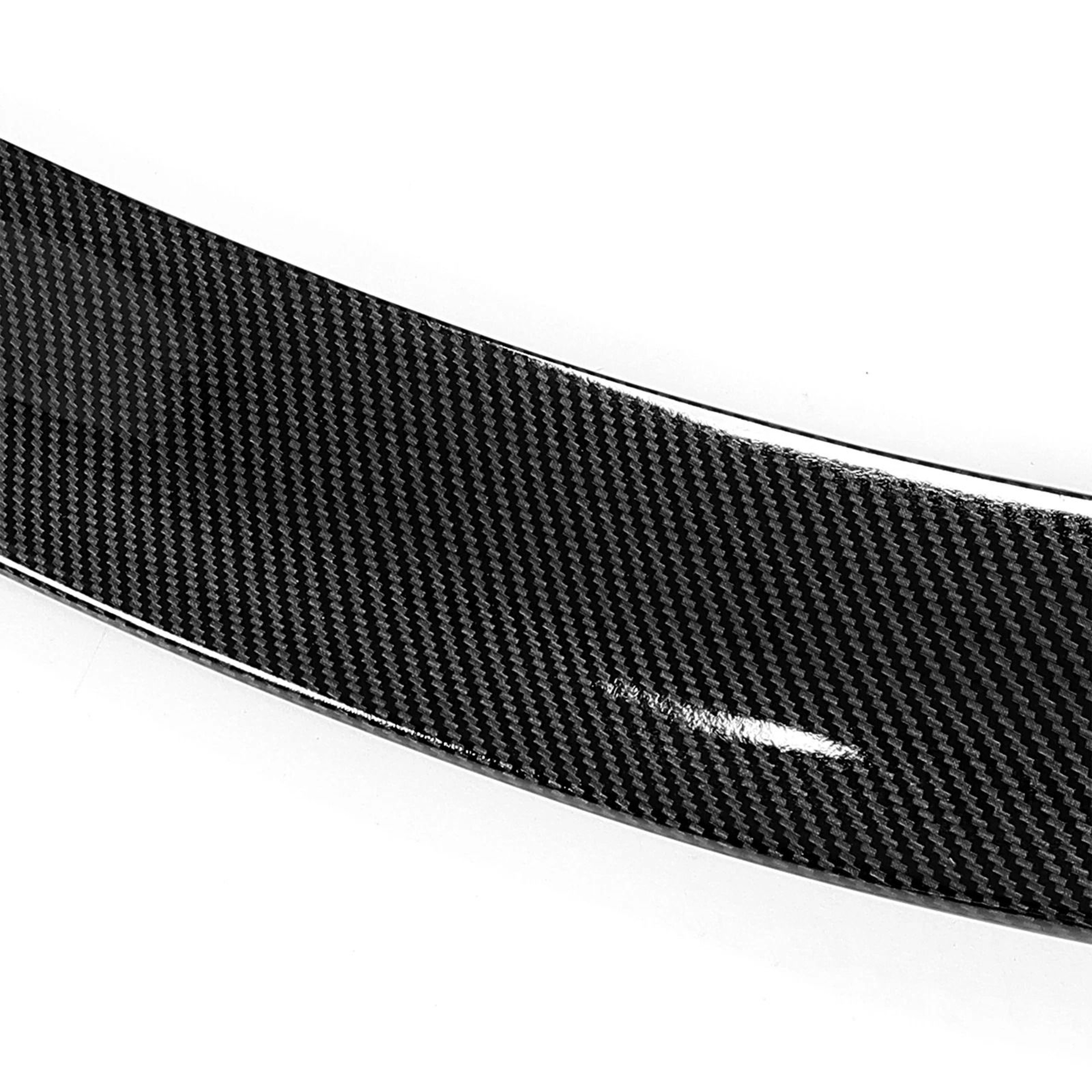 Rear Trunk Spoiler Wing For Tesla Model 3 Carbon Fiber Look Perfect Fit 4