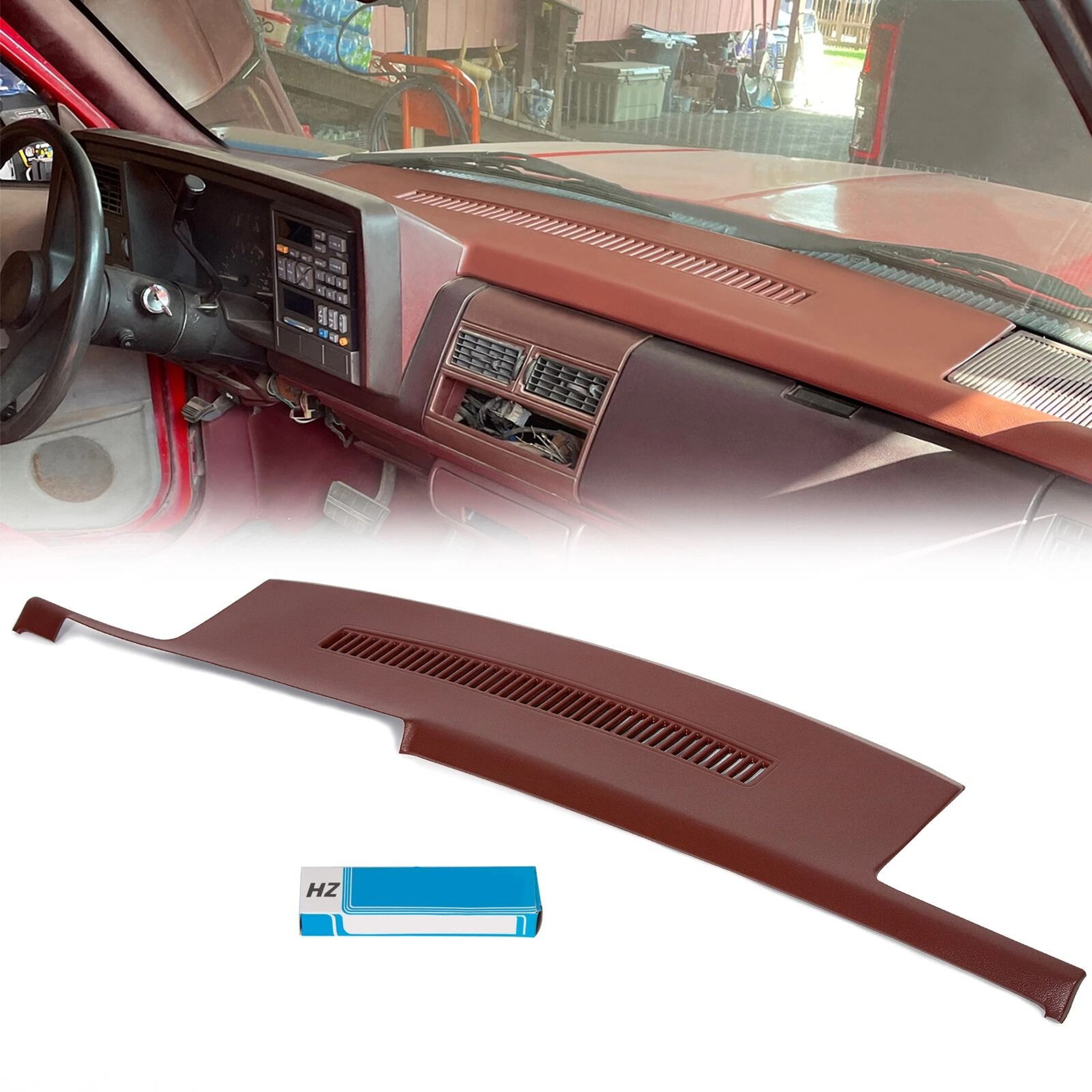 Dash Cover Cap Garnet For Chevy GMC Pickup Blazer Suburban Durable Interior Replacement 0