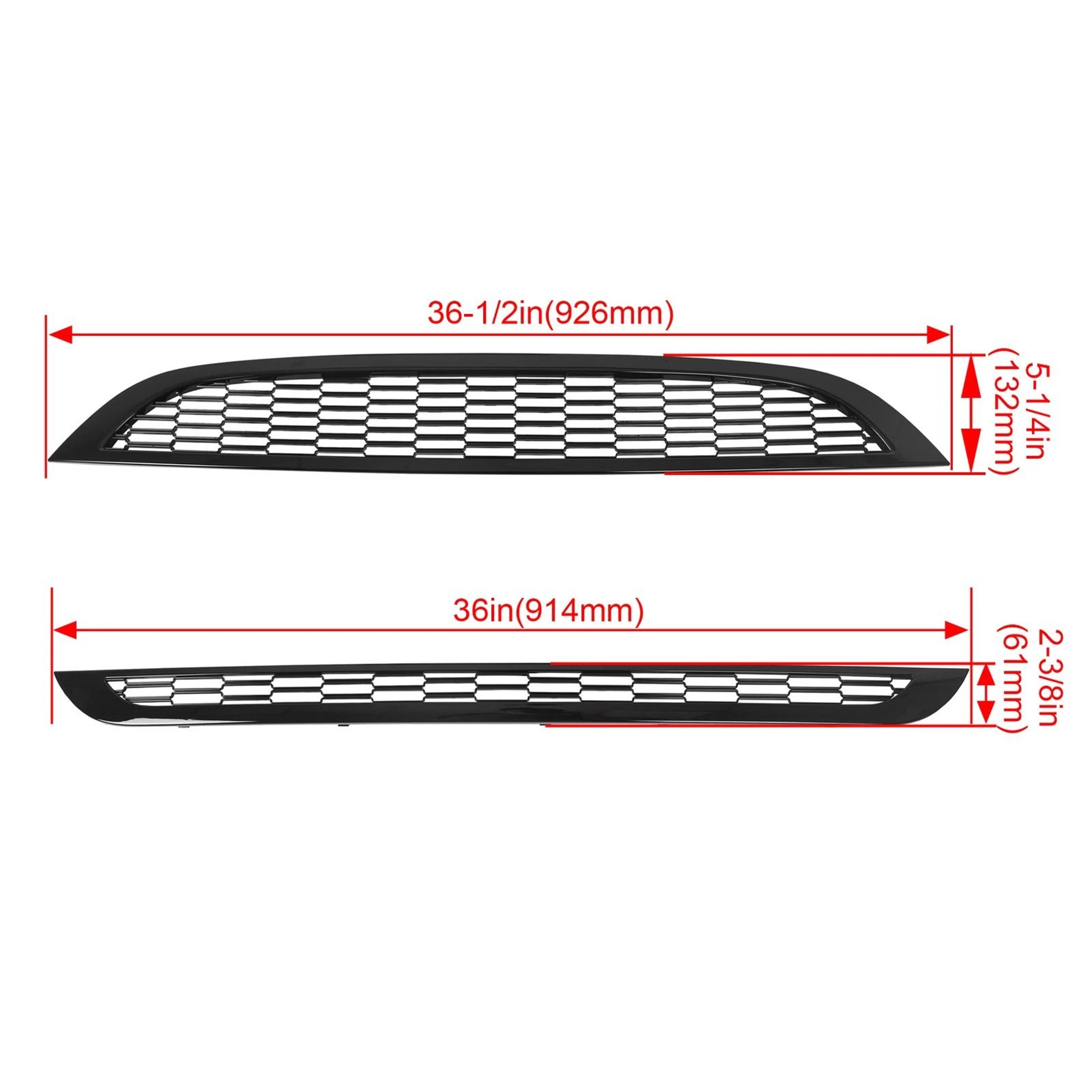 Honeycomb Mesh Front Grille For Mini Cooper S  Upper  Lower Set 11