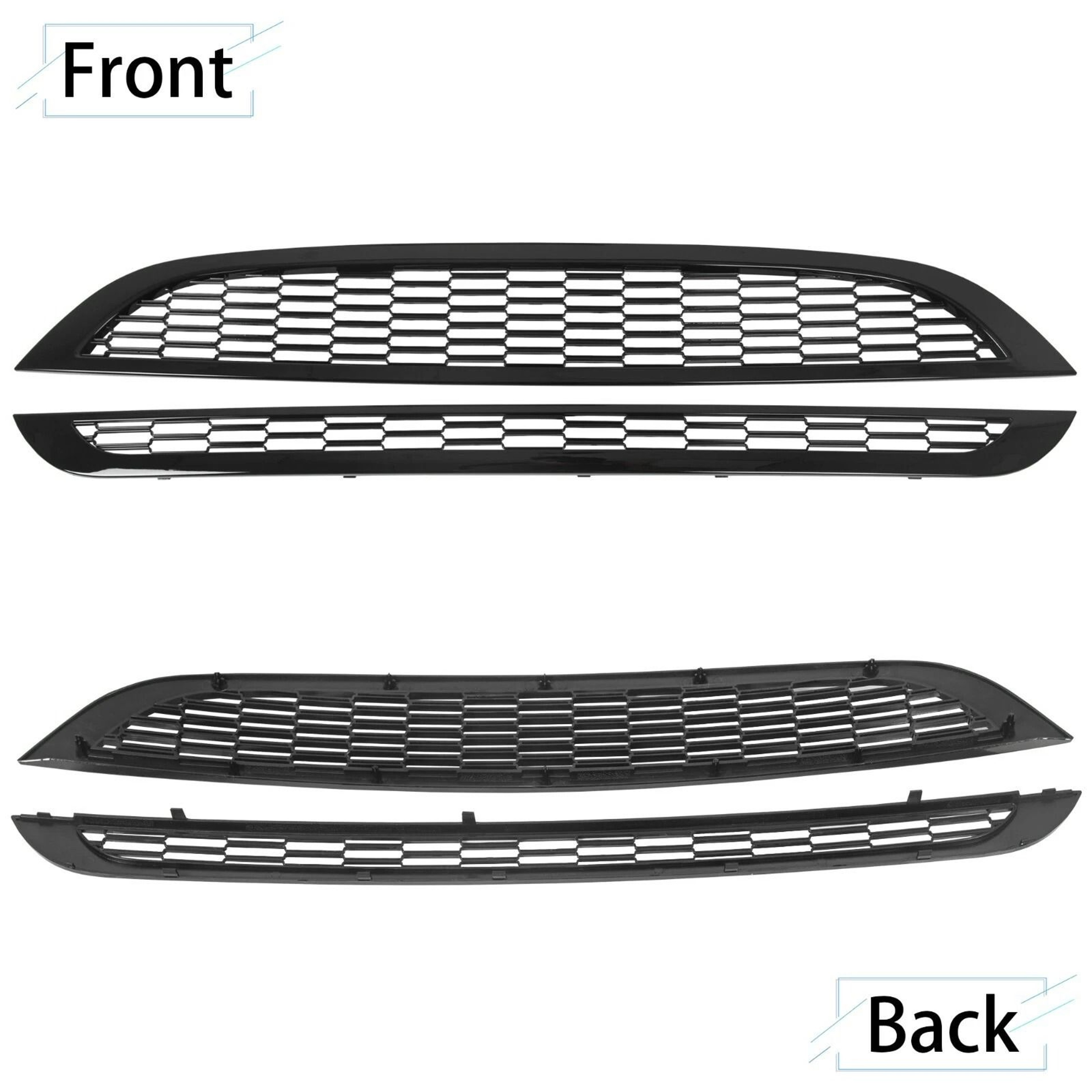 Honeycomb Mesh Front Grille For Mini Cooper S  Upper  Lower Set 8