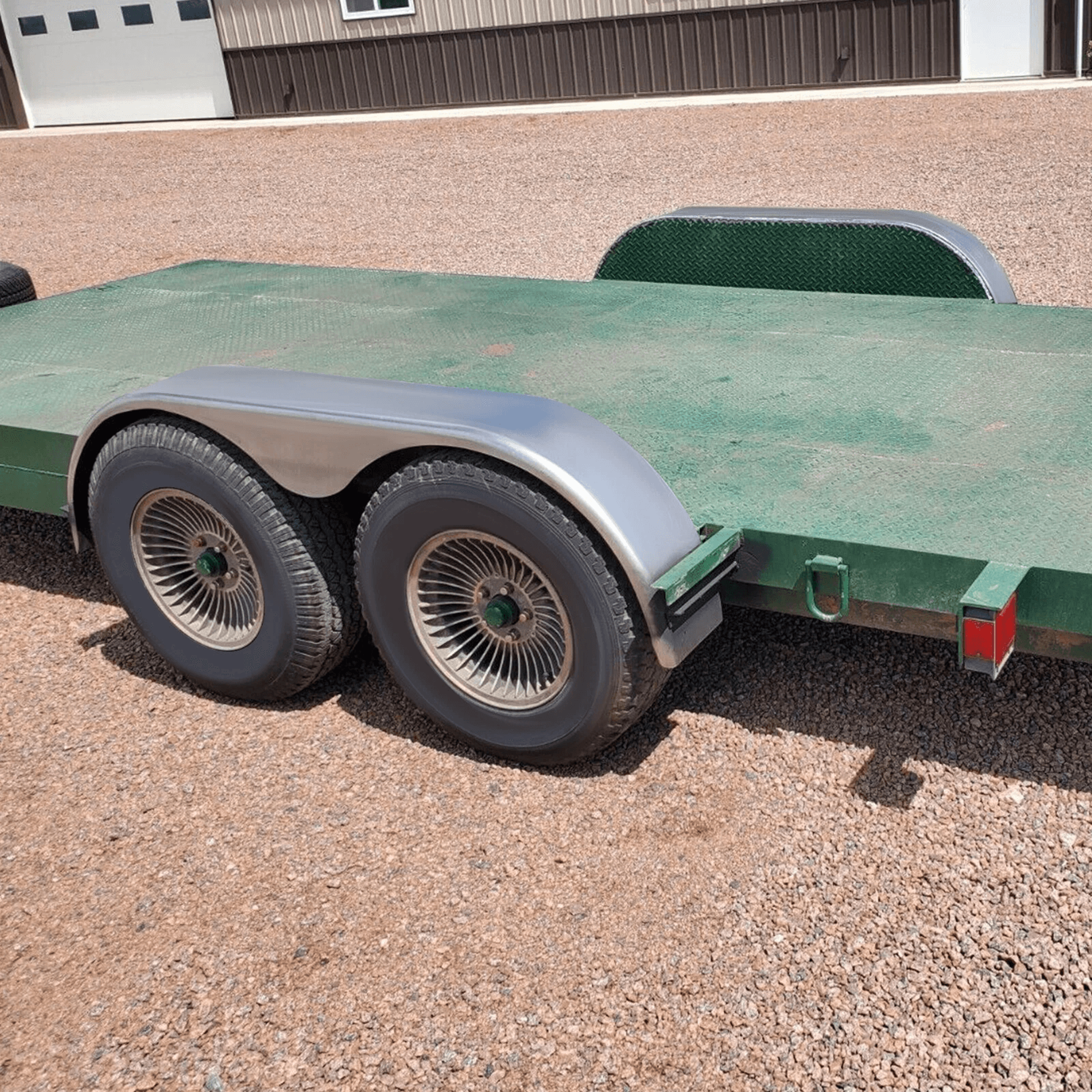 Tandem Teardrop Alloy Steel Fenders For Enclosed Trailers Durable And Stylish Trailer Protection 6
