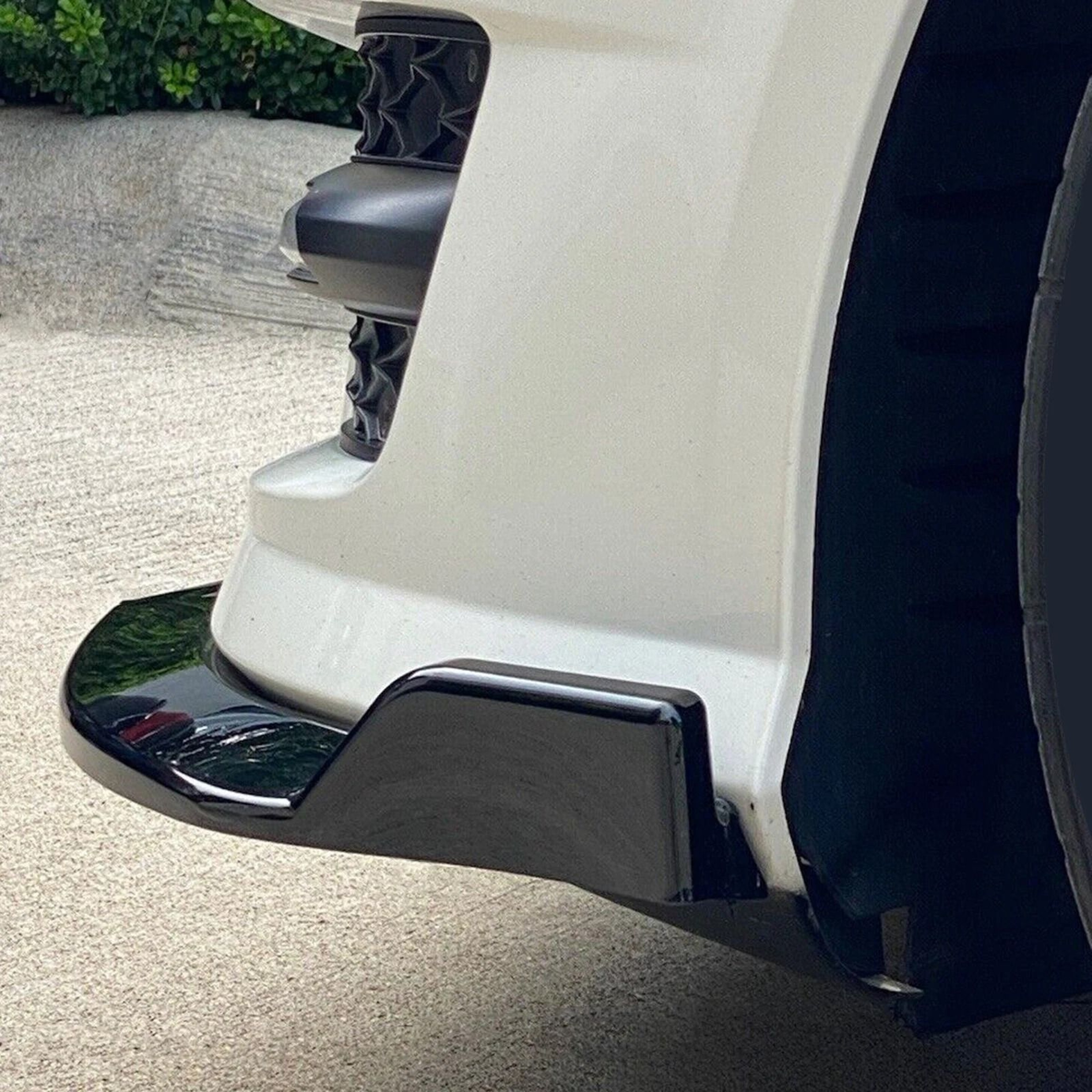 Gloss Black Front Bumper Lip Splitter For Mercedes Benz W204 Sport C Class 12
