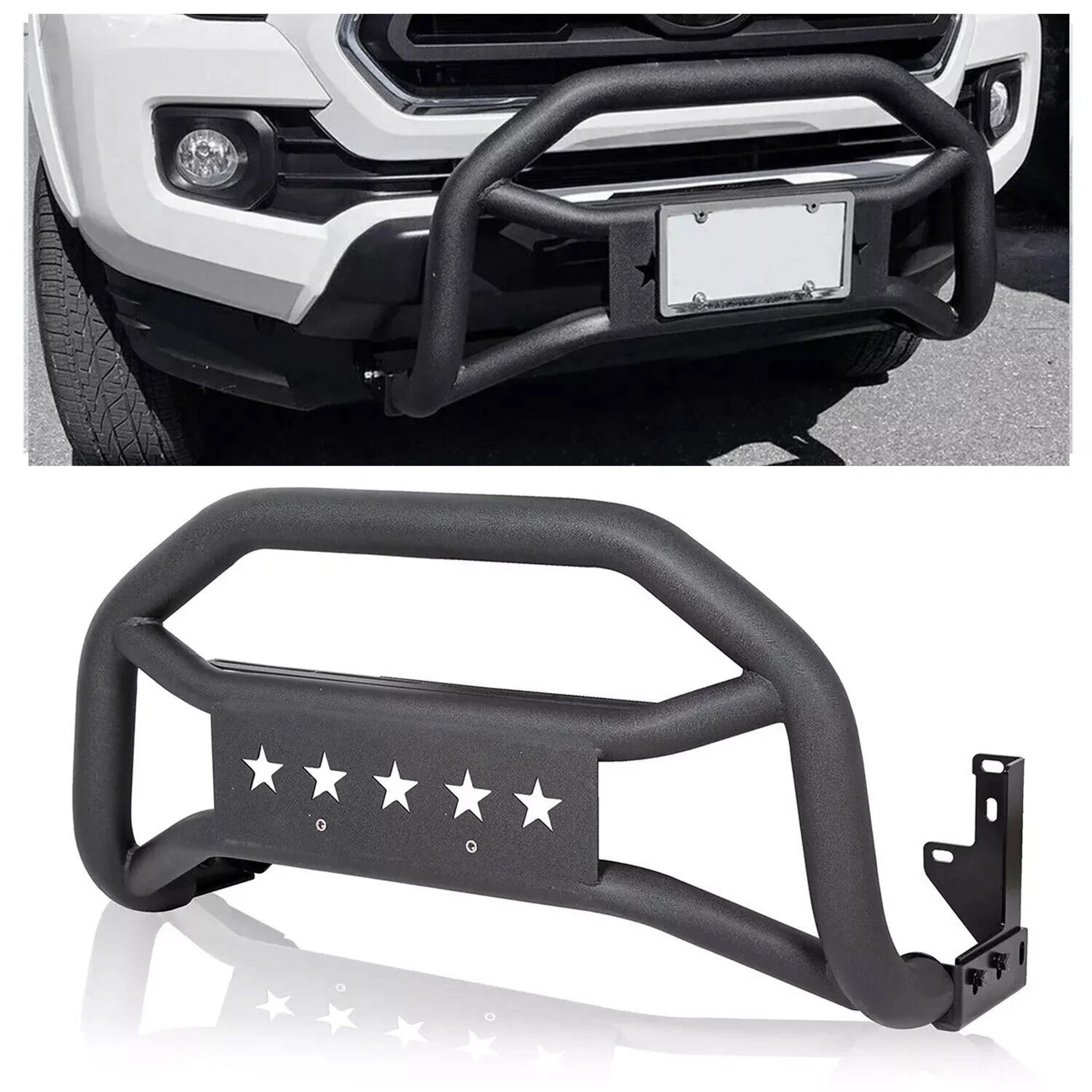 Premium Toyota Tacoma Front Bumper Grille Guard Bull Bar Heavy Duty Protection 16