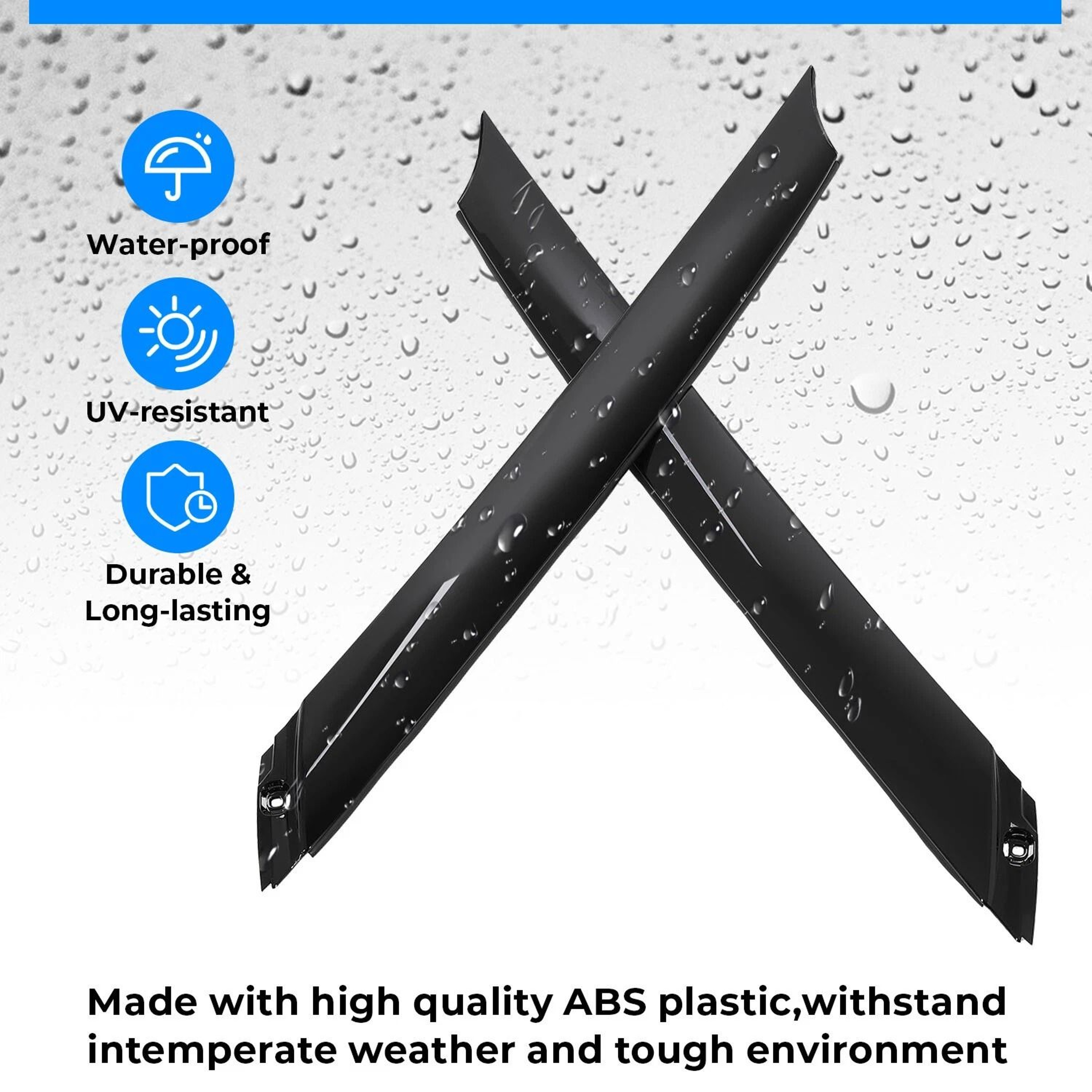 Windshield Pillar Trim Molding Kit For Hyundai Veloster 12