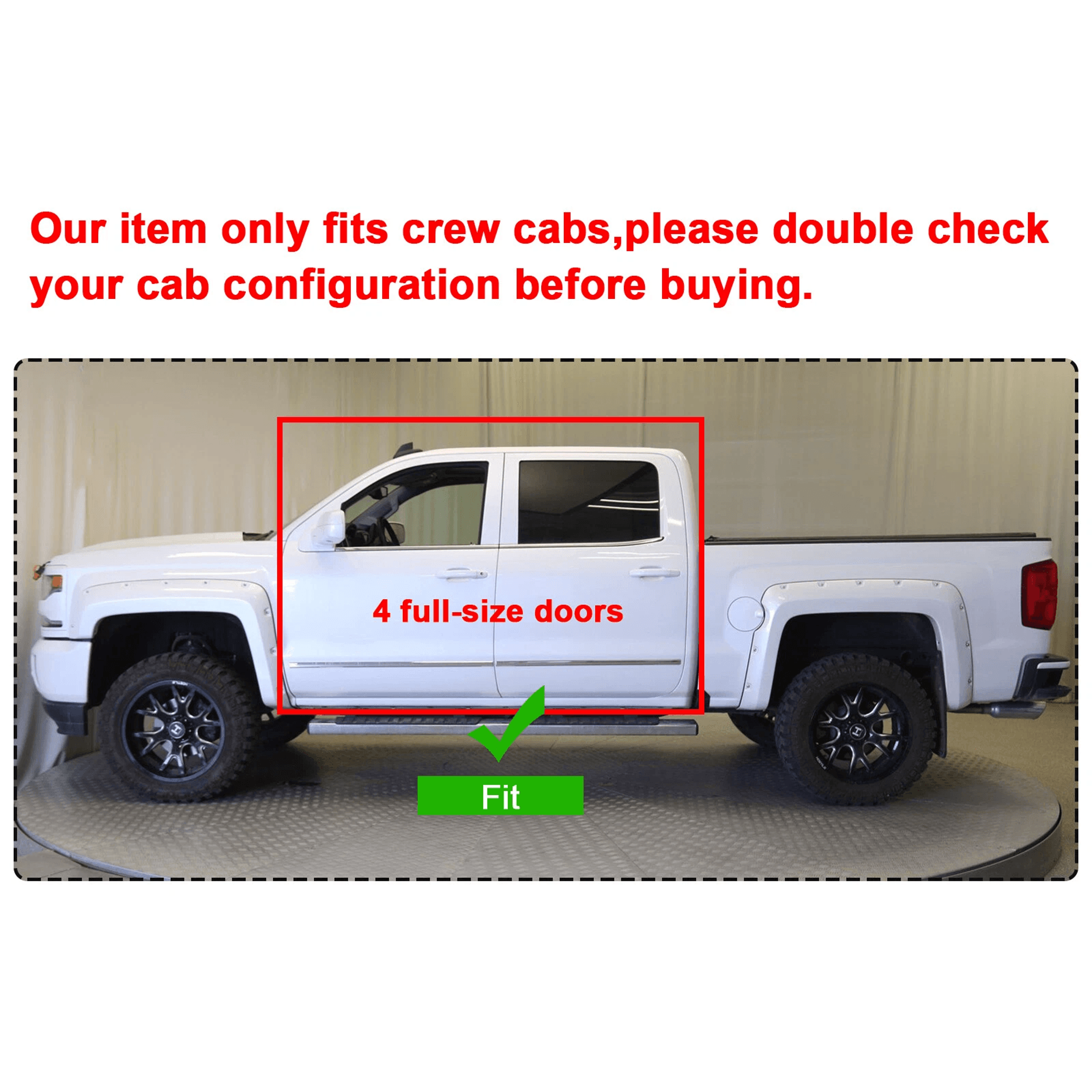 Black Underseat Storage Box For Chevy Silverado  GMC Sierra CREW CAB Durable  Waterproof Organizer 8