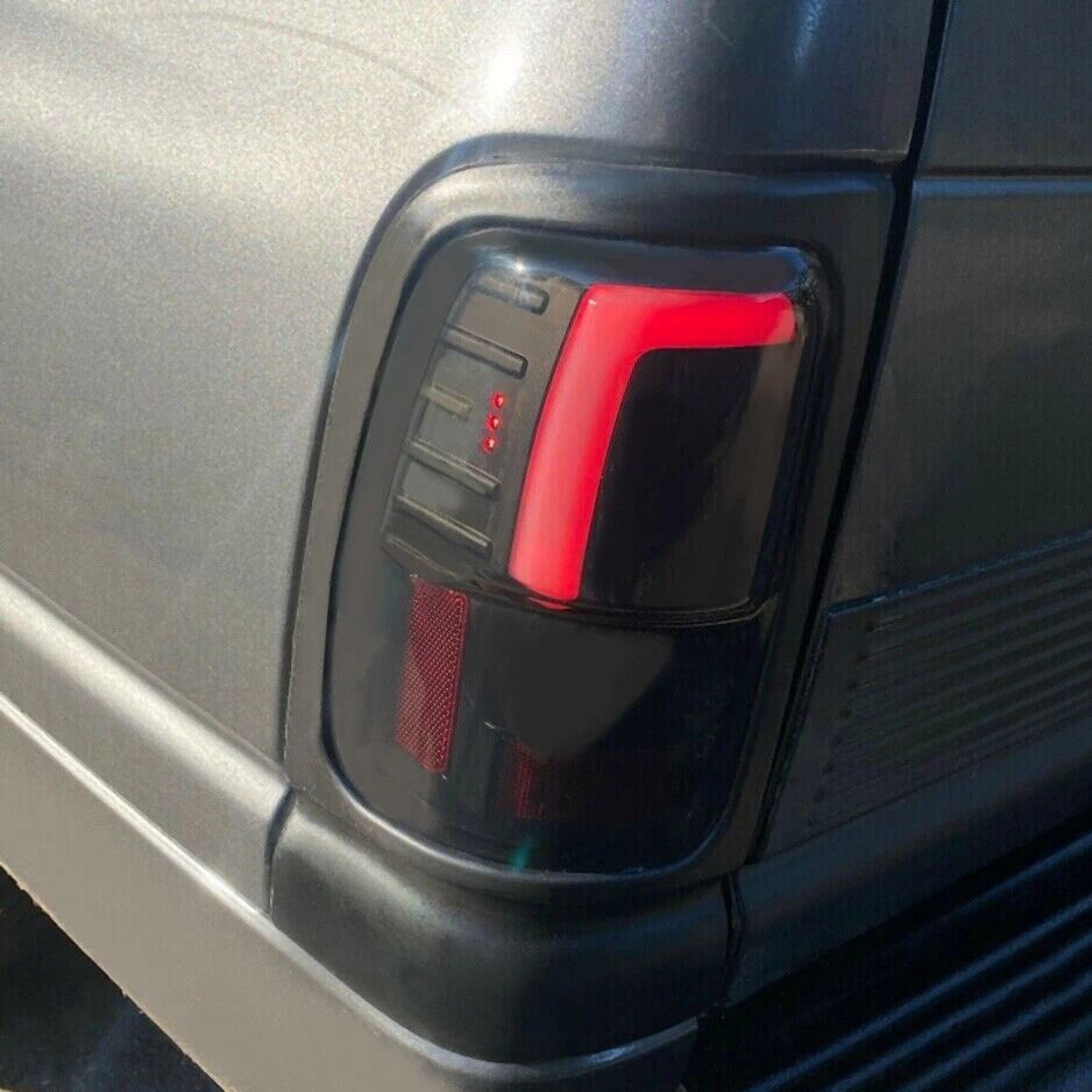 Smoked Black LED Tube Brake Tail Lights For Dodge Ram Durable Stylish Upgrade 3