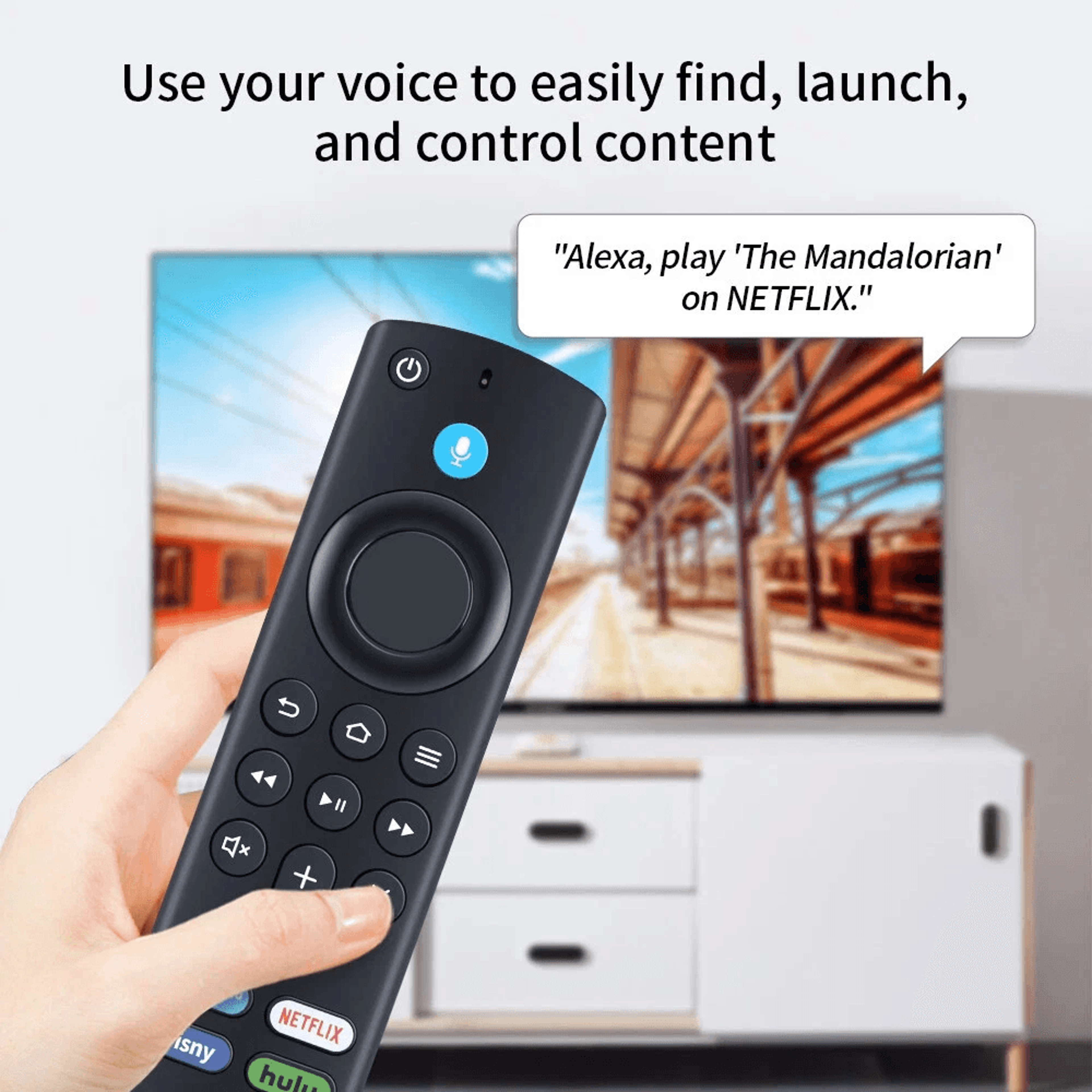 Voice Remote For Amazon Fire TV Stick Lite 4K Alex Compatible Replacement 2