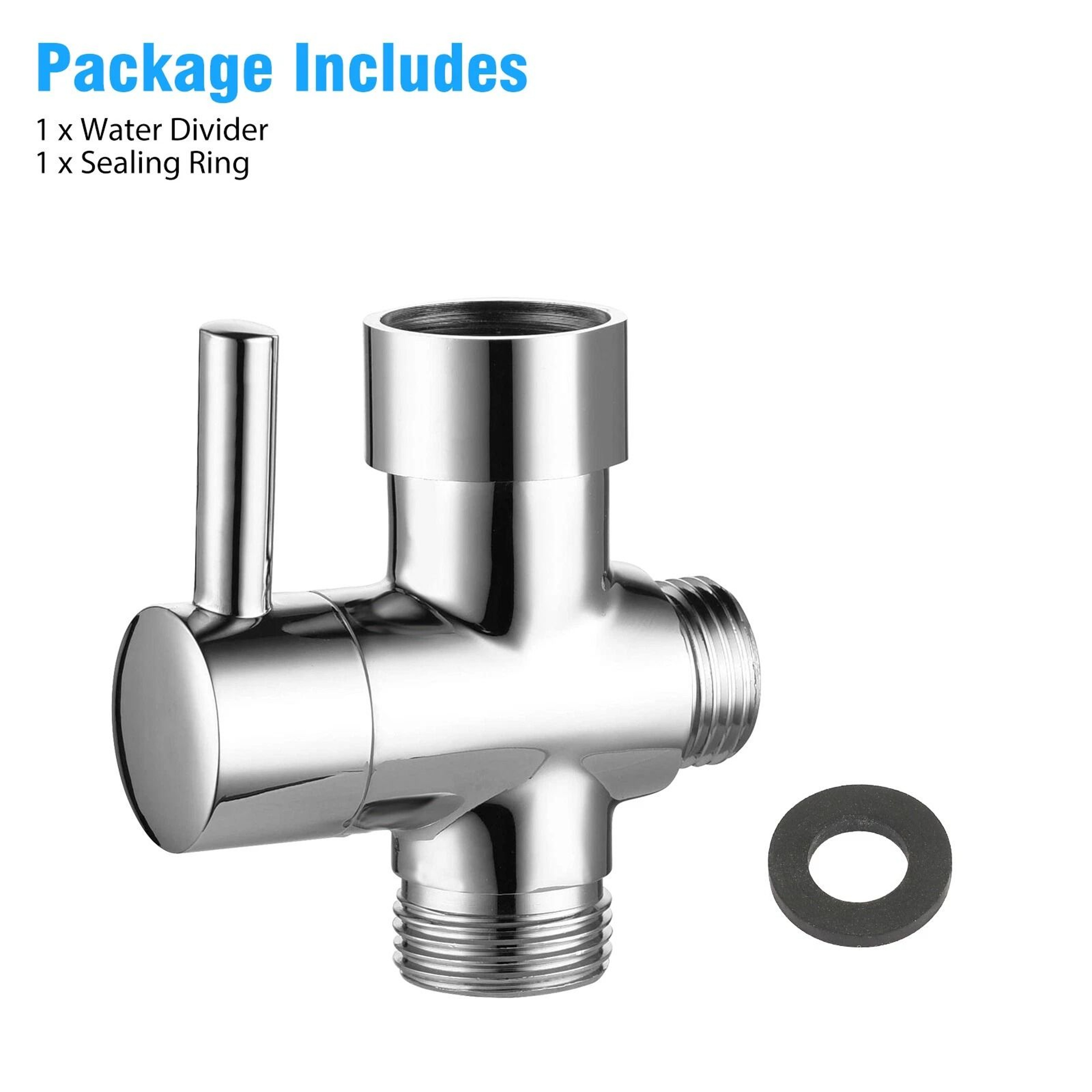 Brass T Adapter 3 Way Diverter Valve For Shower And Bath 1