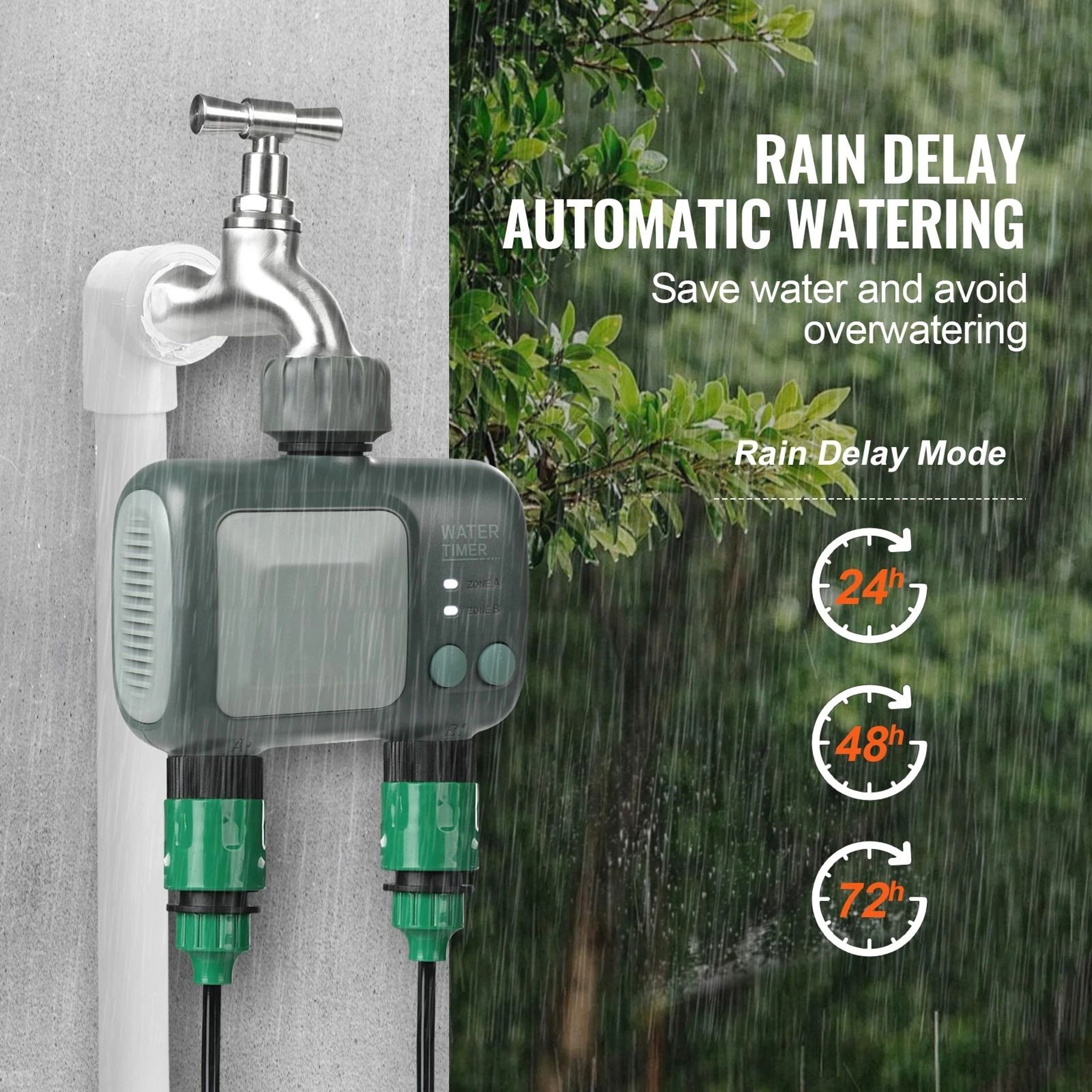 WiFi Sprinkler Timer Smart Hose Faucet Water Timer 8