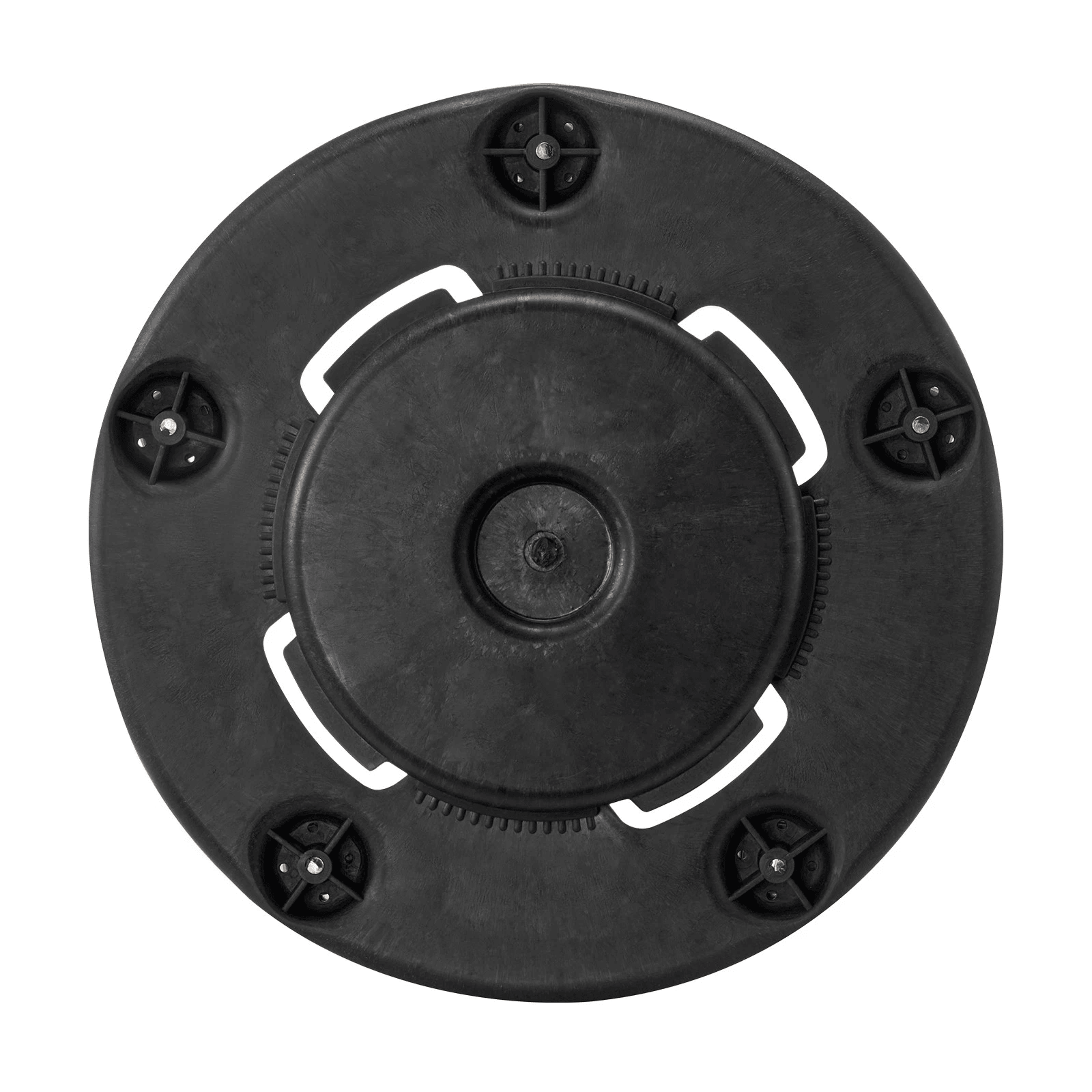 Heavy Duty Round Trash Can Dolly With Wheels For Gallon Bins 500 Lb Capacity 1