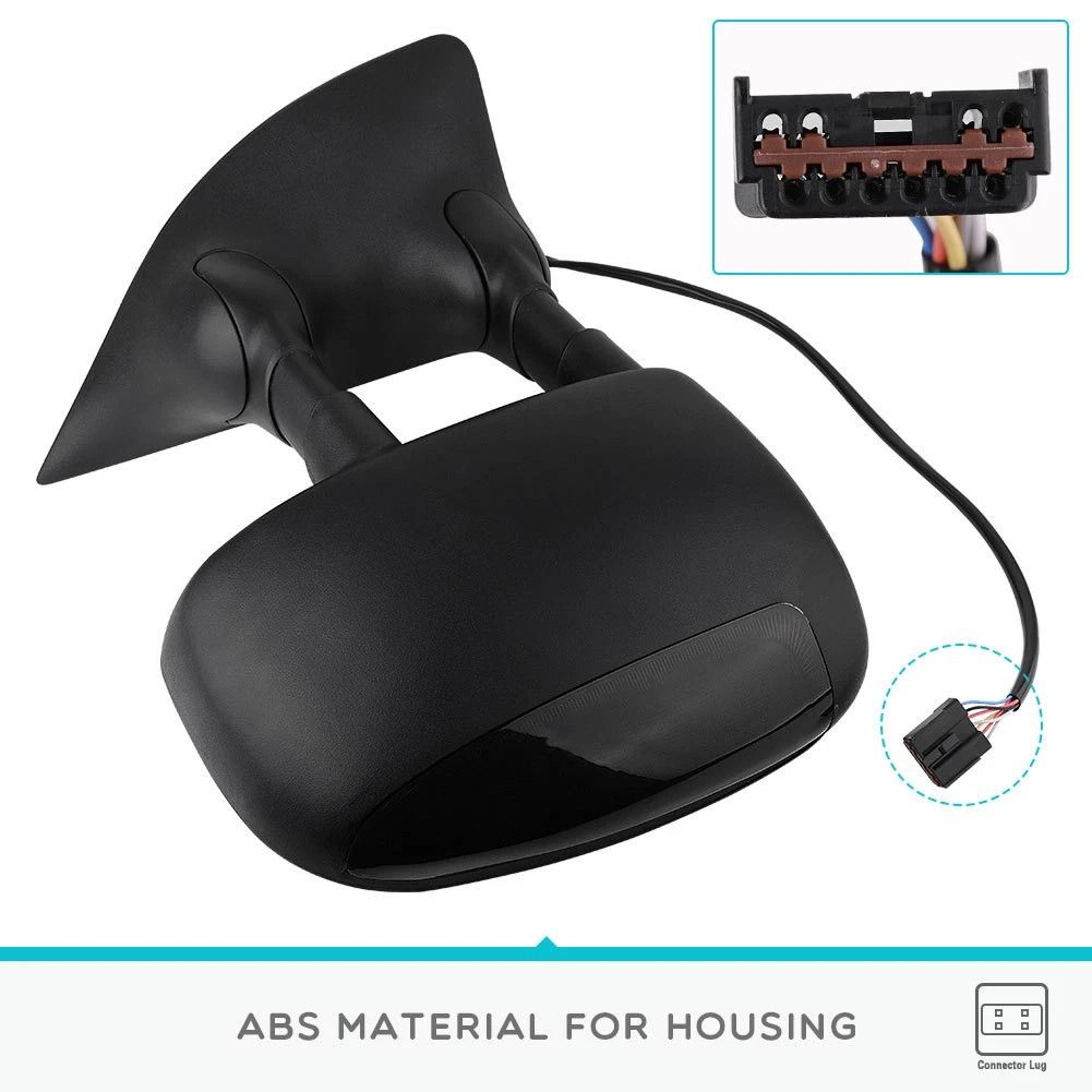 Power Heated Ford Super Duty Tow Mirrors With LED Signal 4