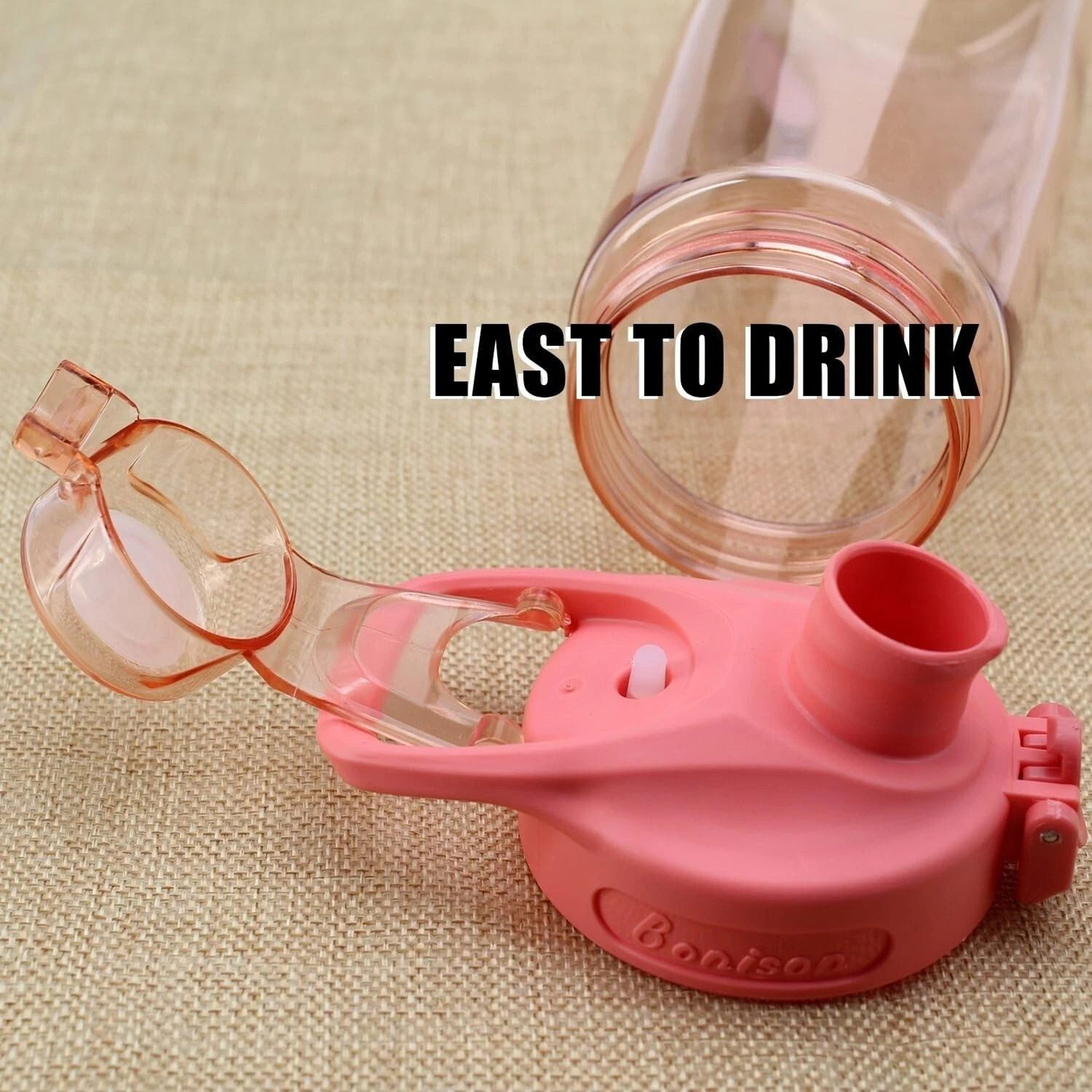 Pink 36 Oz Leakproof Sports Water Bottle With Flip Top Lid  Handle 6