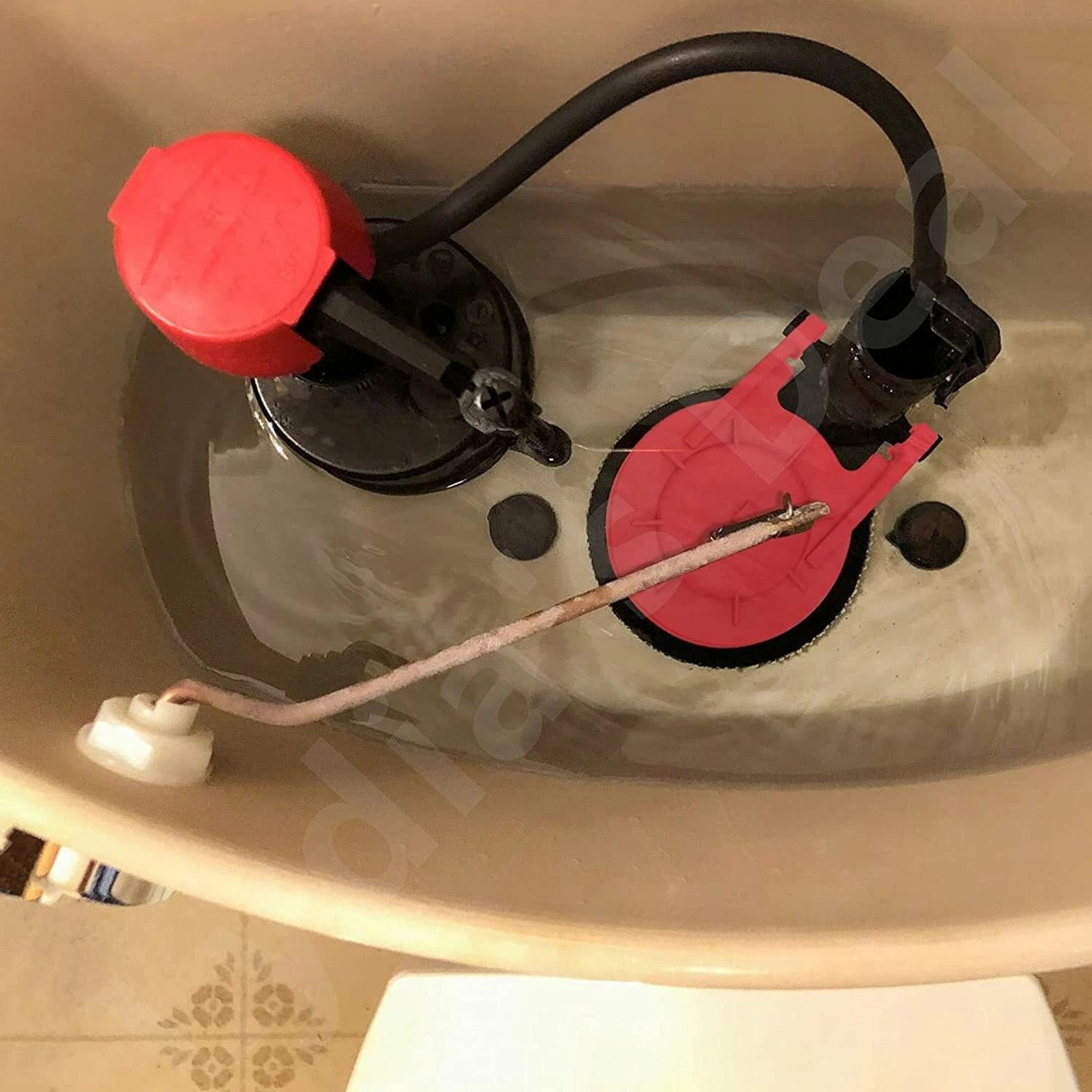 Universal Toilet Flapper Replacement High Performance Flush Valve Replacement Kit 2