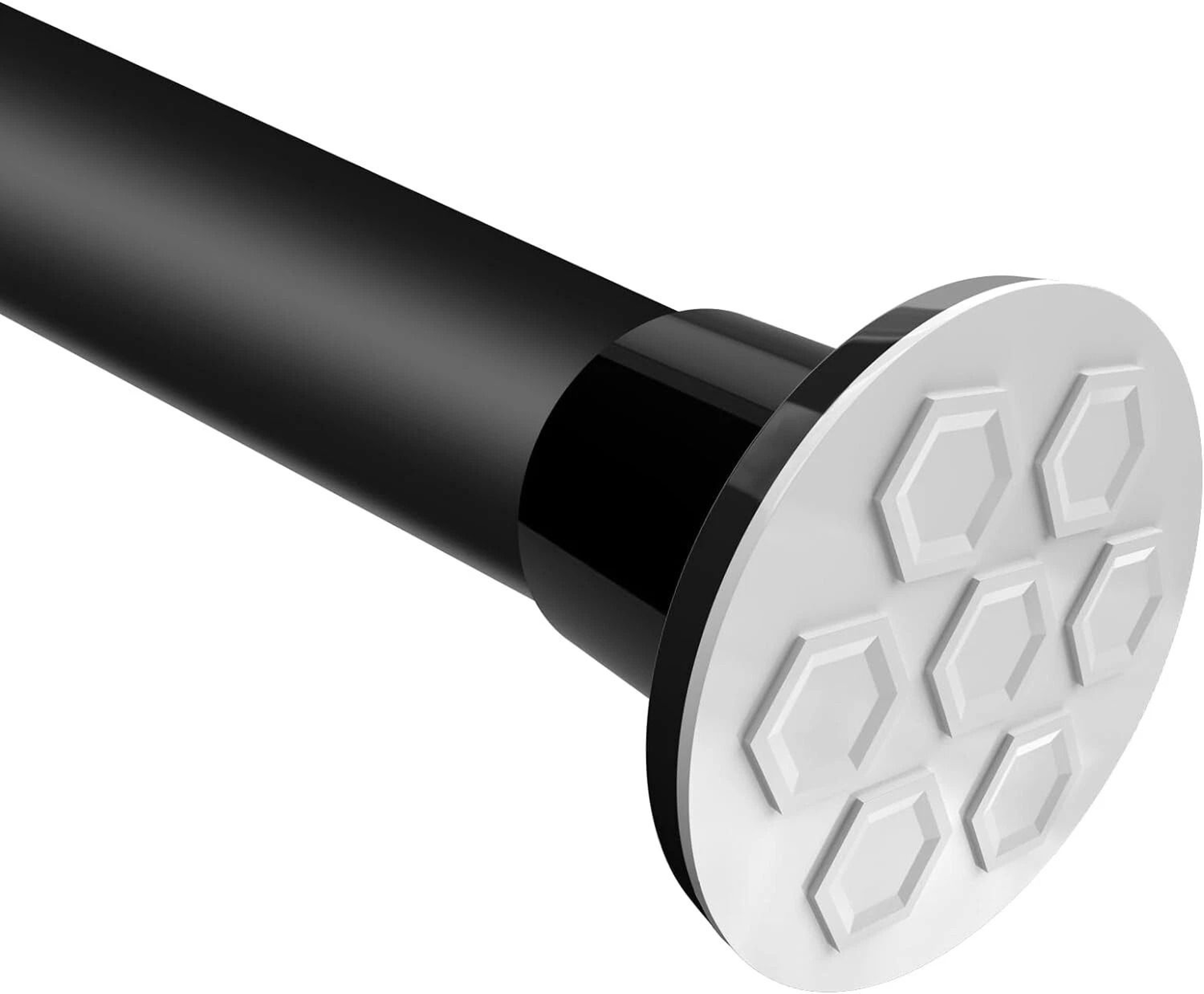 Adjustable Tension Curtain Rod No Drilling NonSlip Telescoping Curtain Rod For Easy Installation 0
