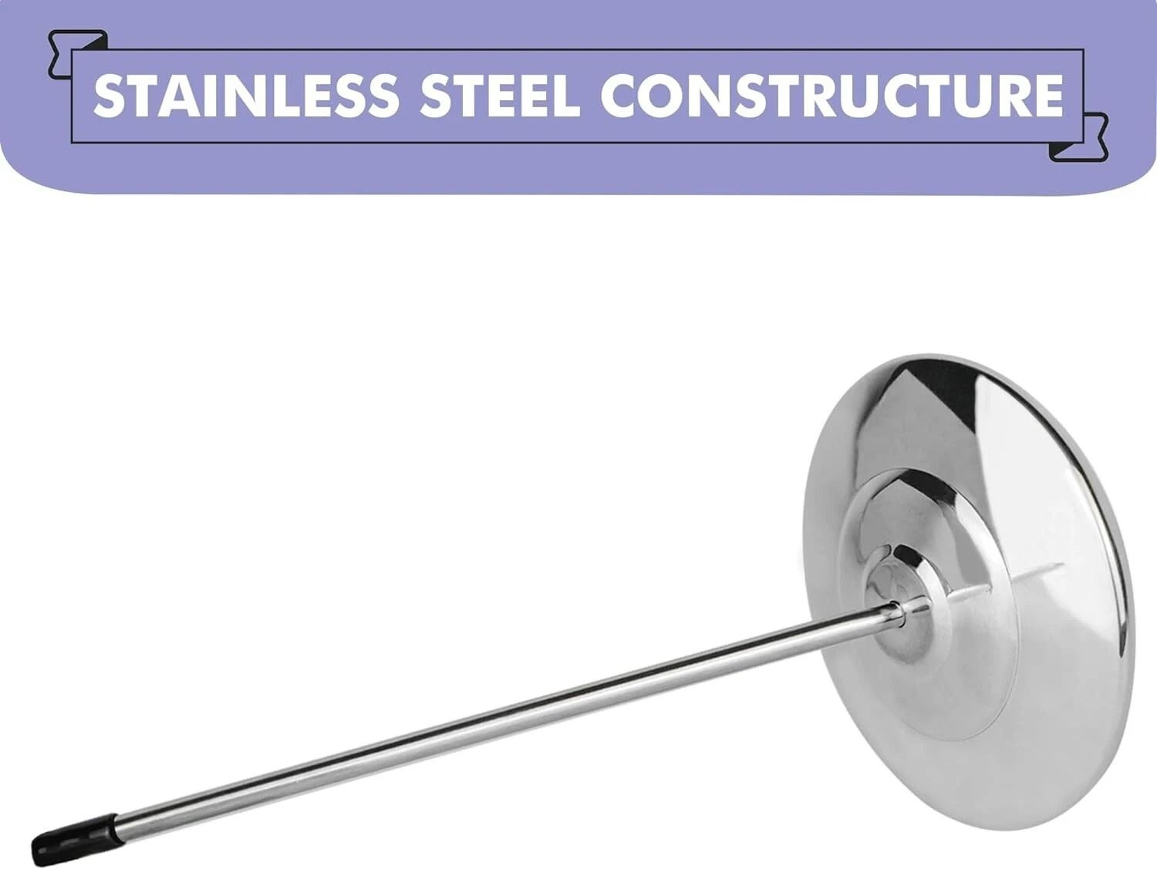 Stainless Steel Receipt Holder With Heavy Duty Base Restaurant Receipt Spike Stand 7