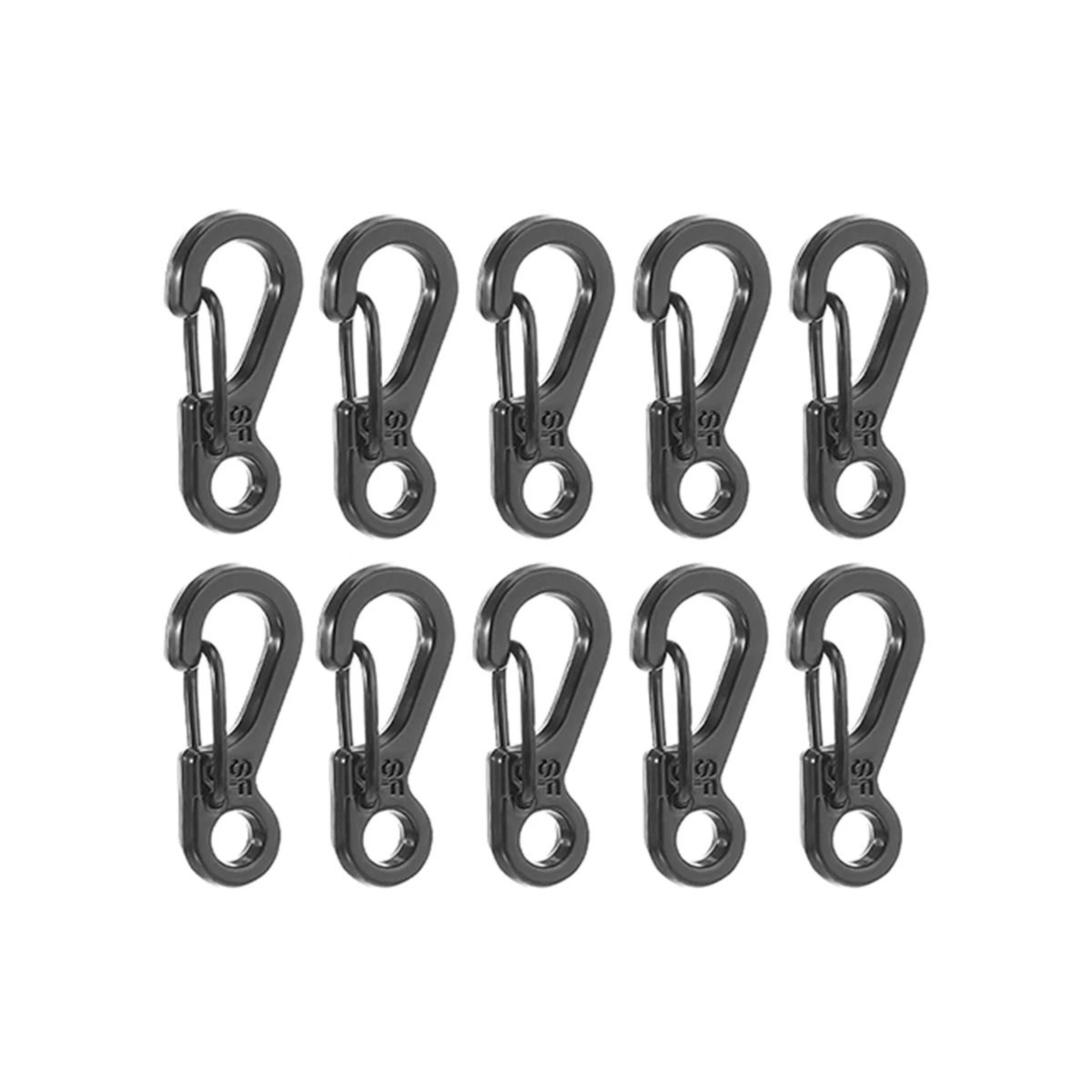 Mini Heavy Duty Aluminum Carabiner Snap Hook Clips For Outdoor Camping  Keychains 7