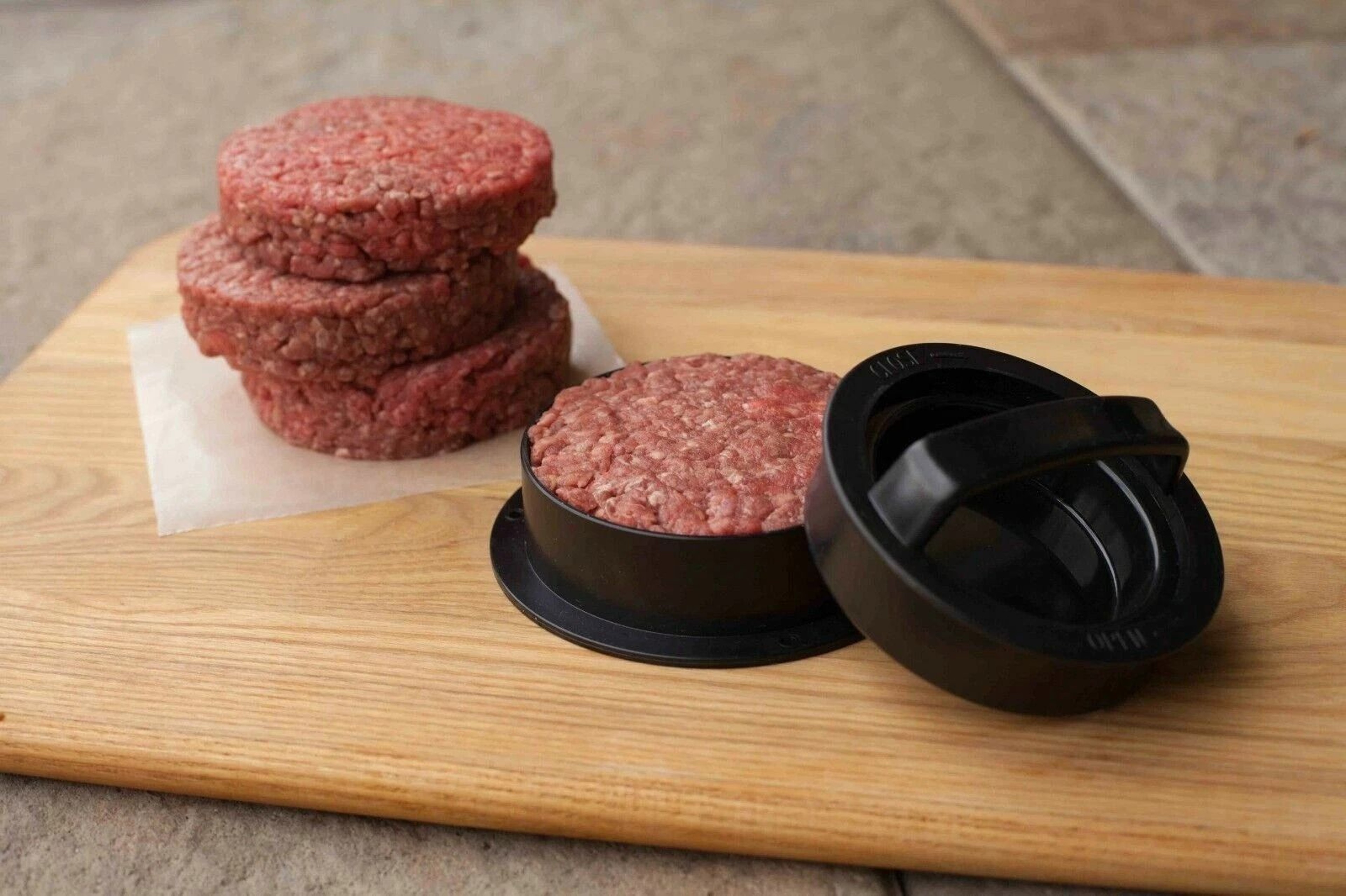 NonStick Stuffed Burger Press 3 In 1 Hamburger Patty Molds  BBQ Sliders Maker 1
