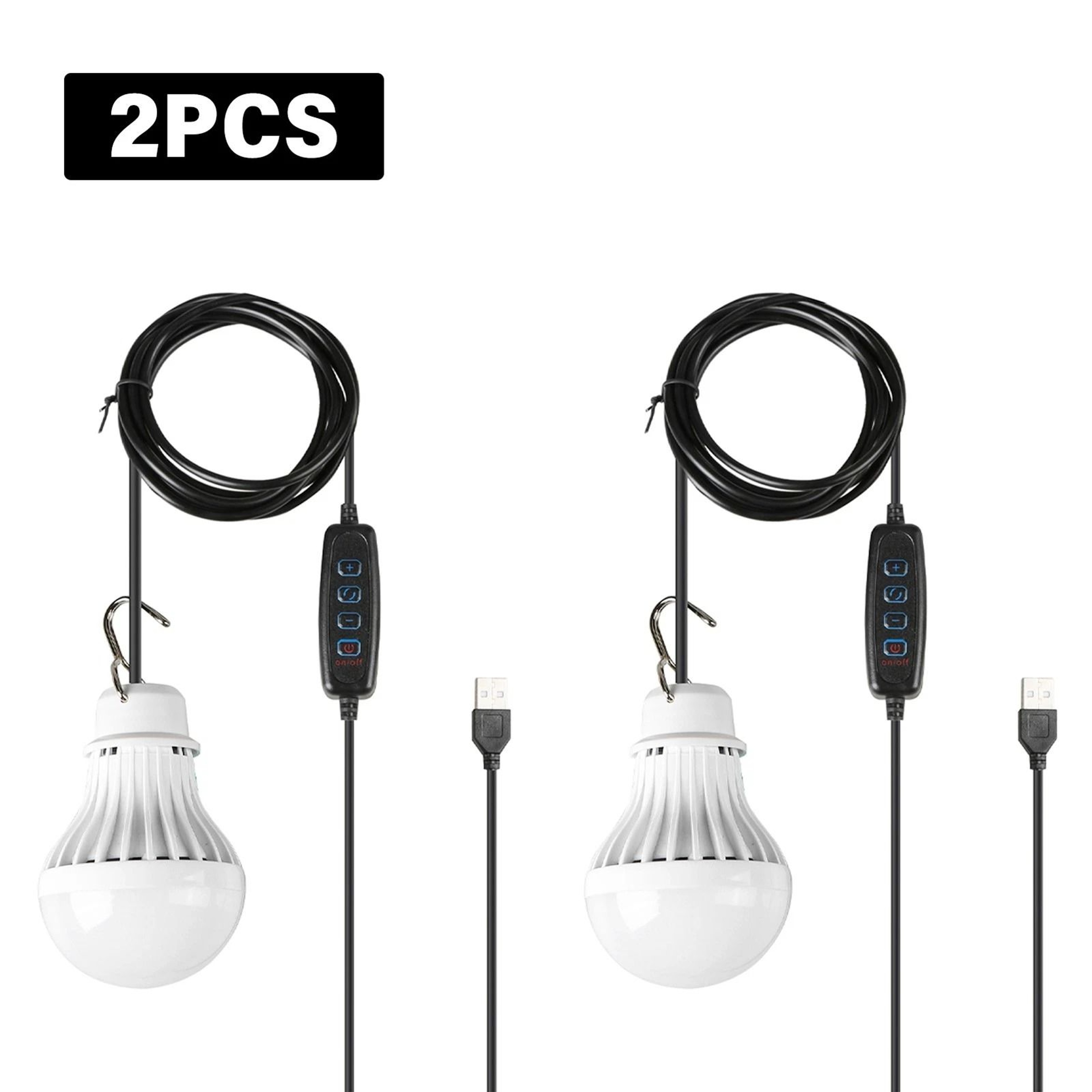 USB Rechargeable Outdoor LED Light With Adjustable Brightness WarmWhite 8